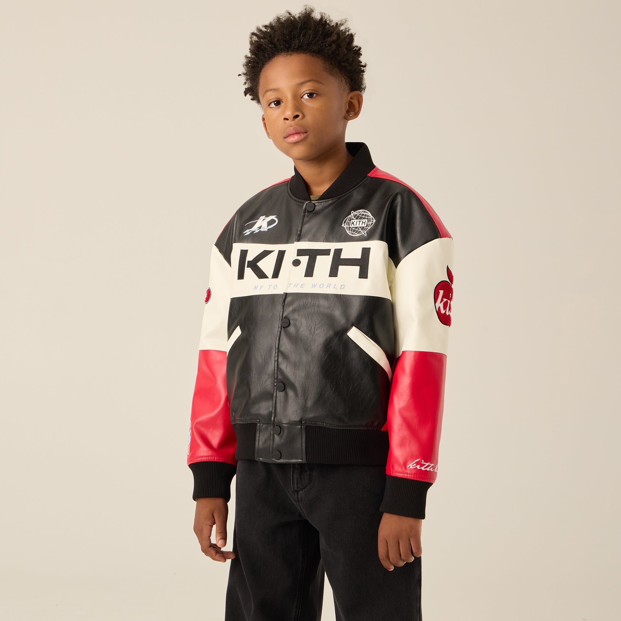 KITH キッズ フード付きジャケット S (6／7) オリーブグリーン半額です KITH キッズ フード付きジャケット S (6／7) オリーブグリーン