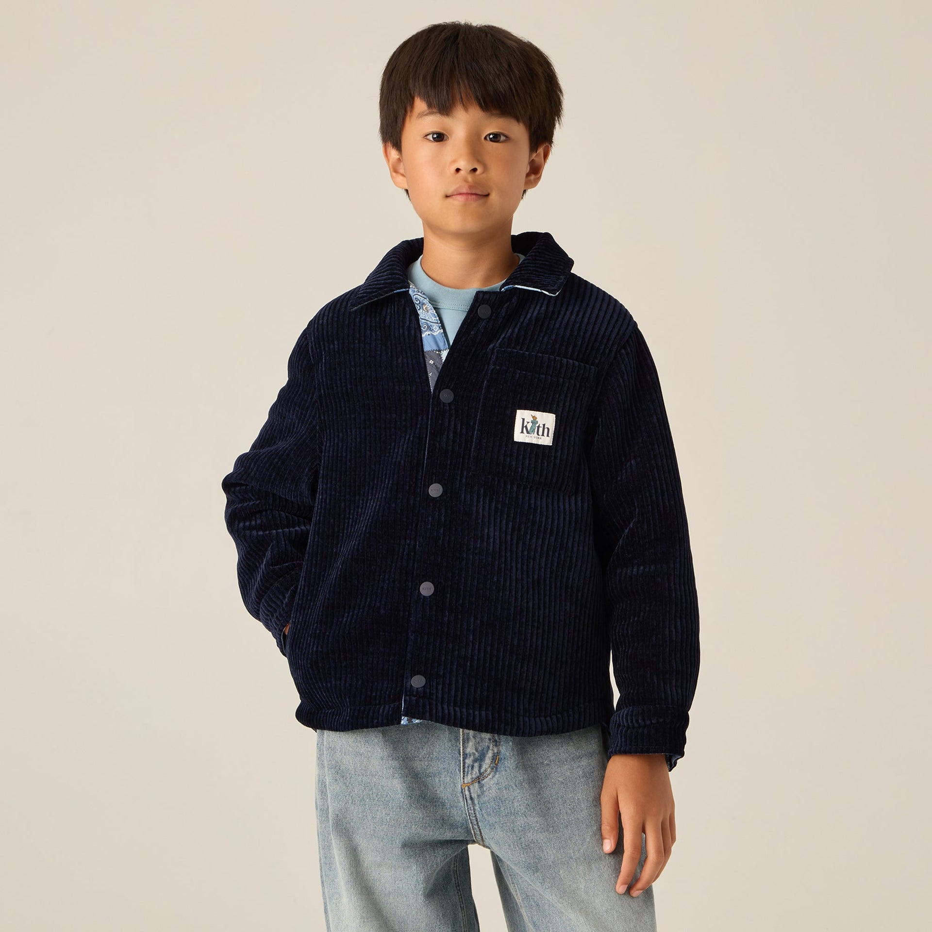 Kith Kids Reversible Ora Shacket - Nocturnal