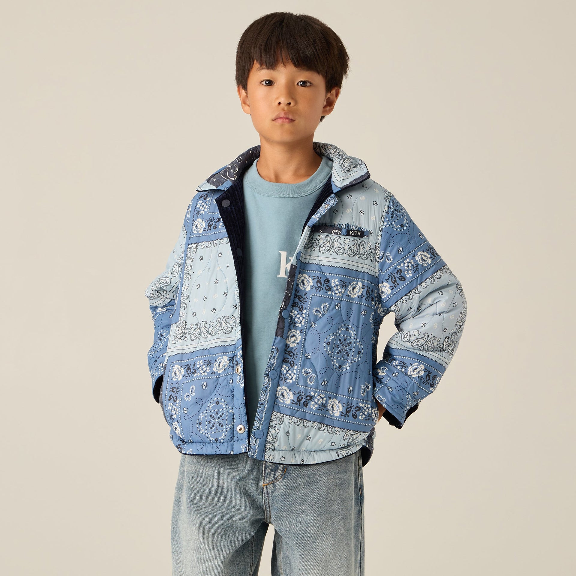 Kith Kids Reversible Ora Shacket - Nocturnal