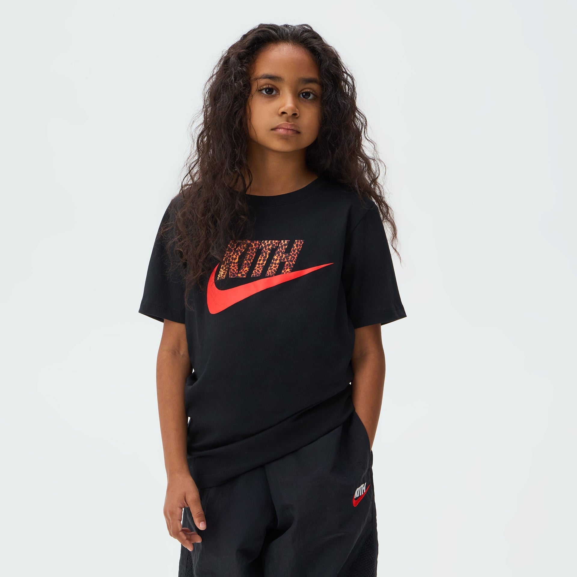 Kith Kids for Nike Cheetah Tee - Black - PH