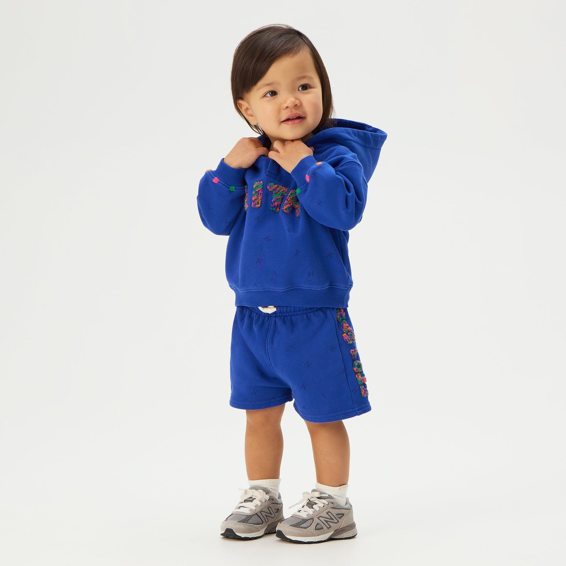 Kith Baby Monogram Chenille Nelson Hoodie - Cyclone