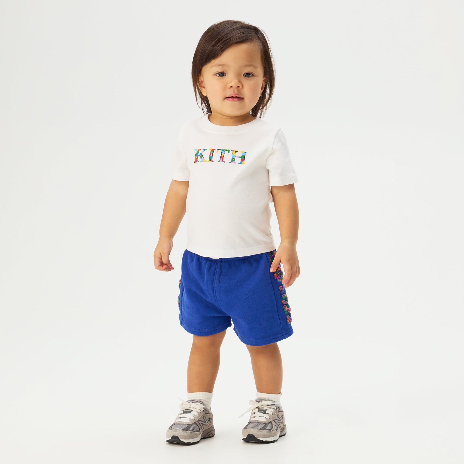 Kith Baby Monogram Chenille Liam Short - Cyclone