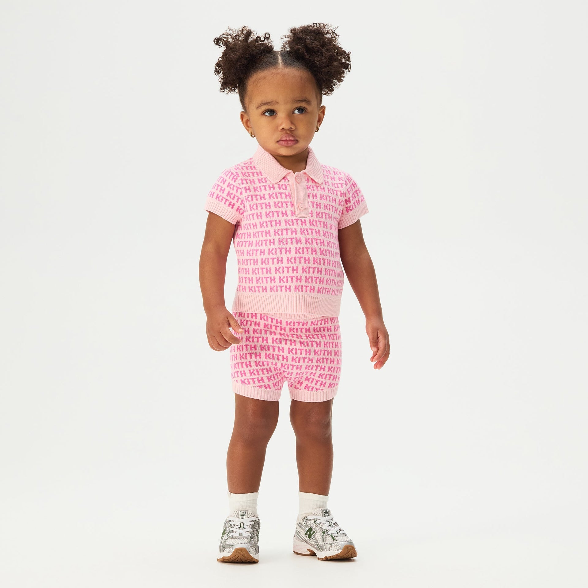 Kith Baby Monogram Polo Set - Bubble