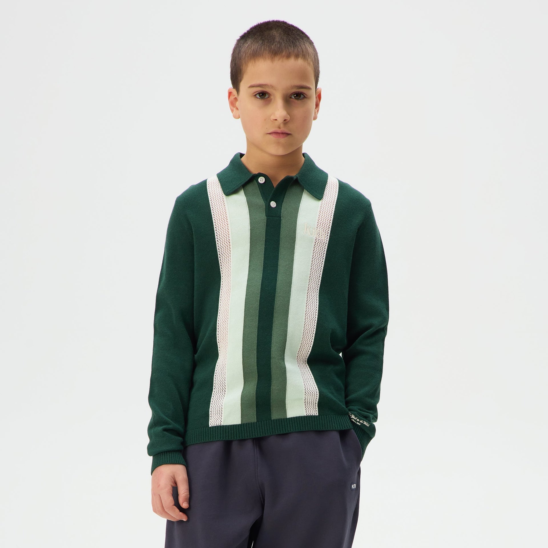 Kith Kids Color-Blocked Hanson Polo - Stadium