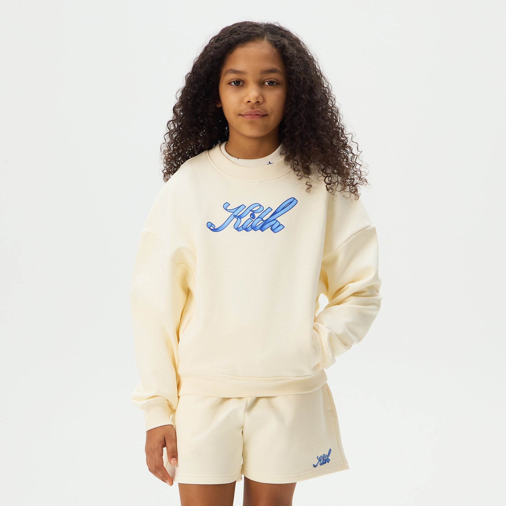Kith Kids Script Nelson Crewneck - Silk