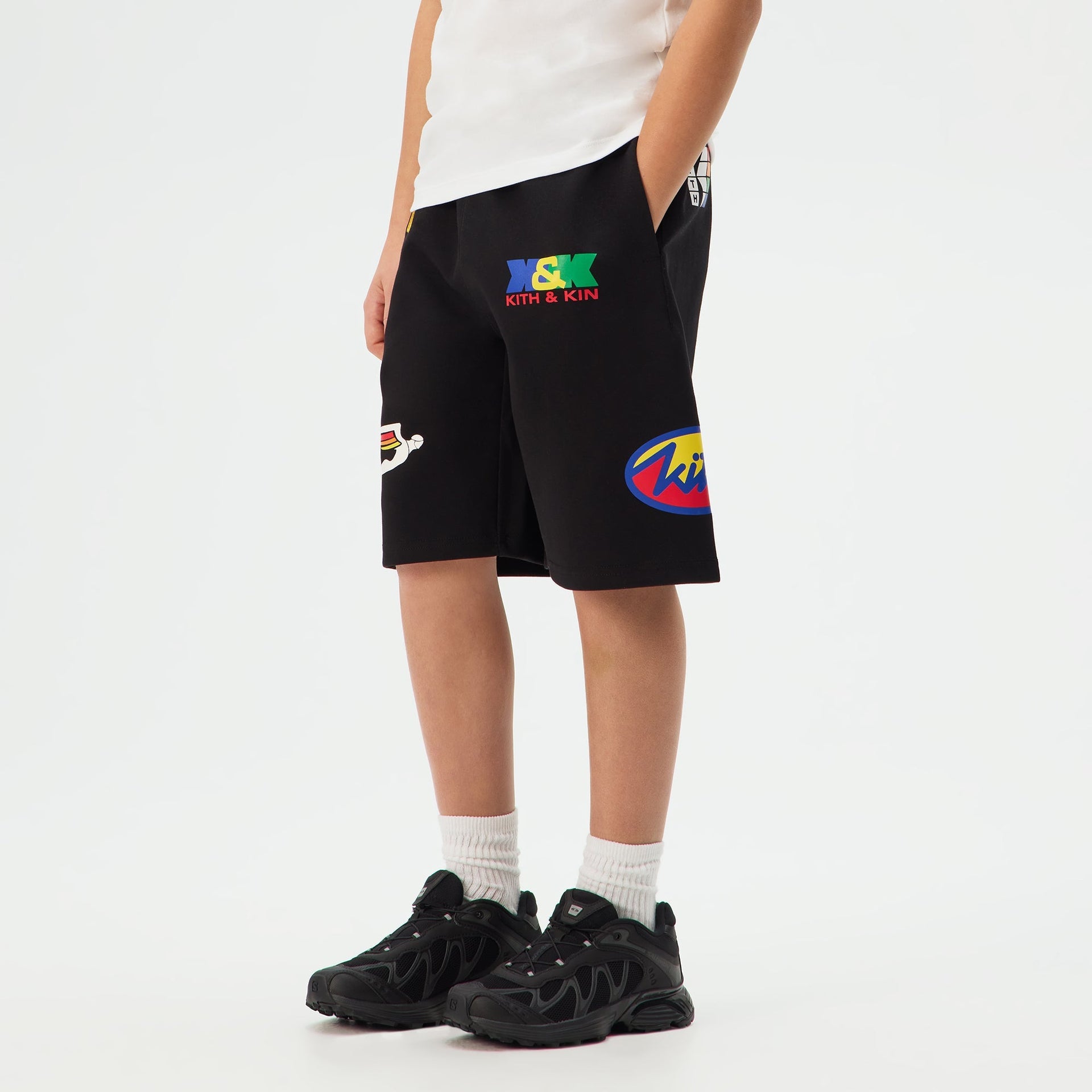 Kith Kids Logo Nelson Short - Black