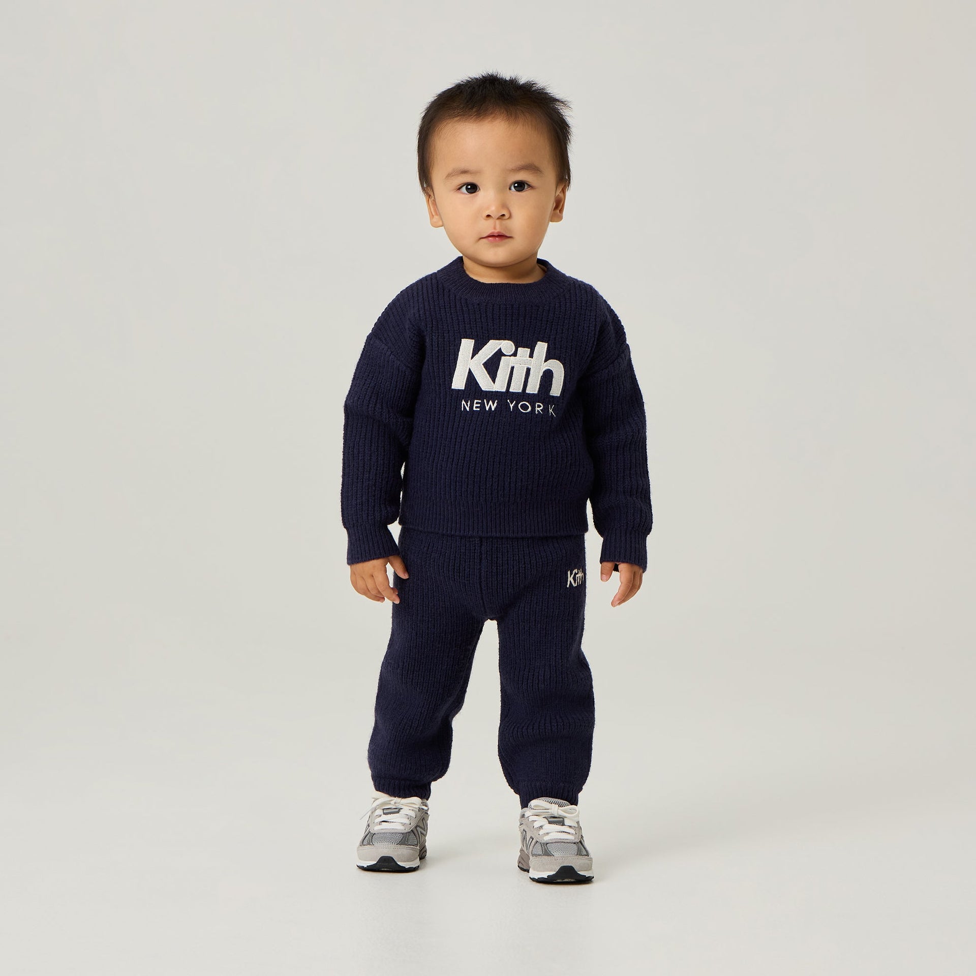 Kith Baby Sweater Crewneck and Jogger Set - Nocturnal
