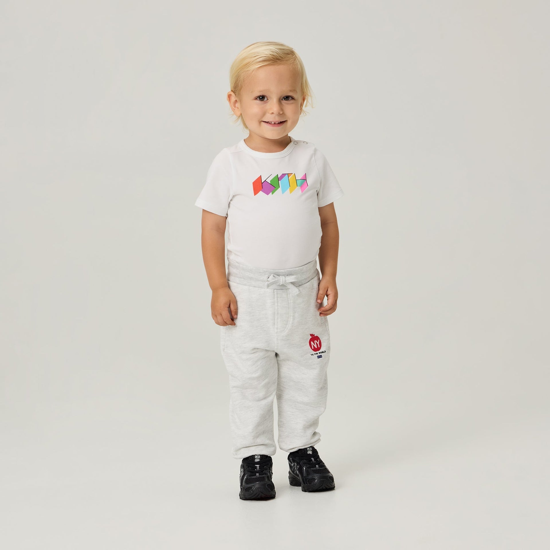 Kith Baby Novelty Logo Graphic Bodysuit - White