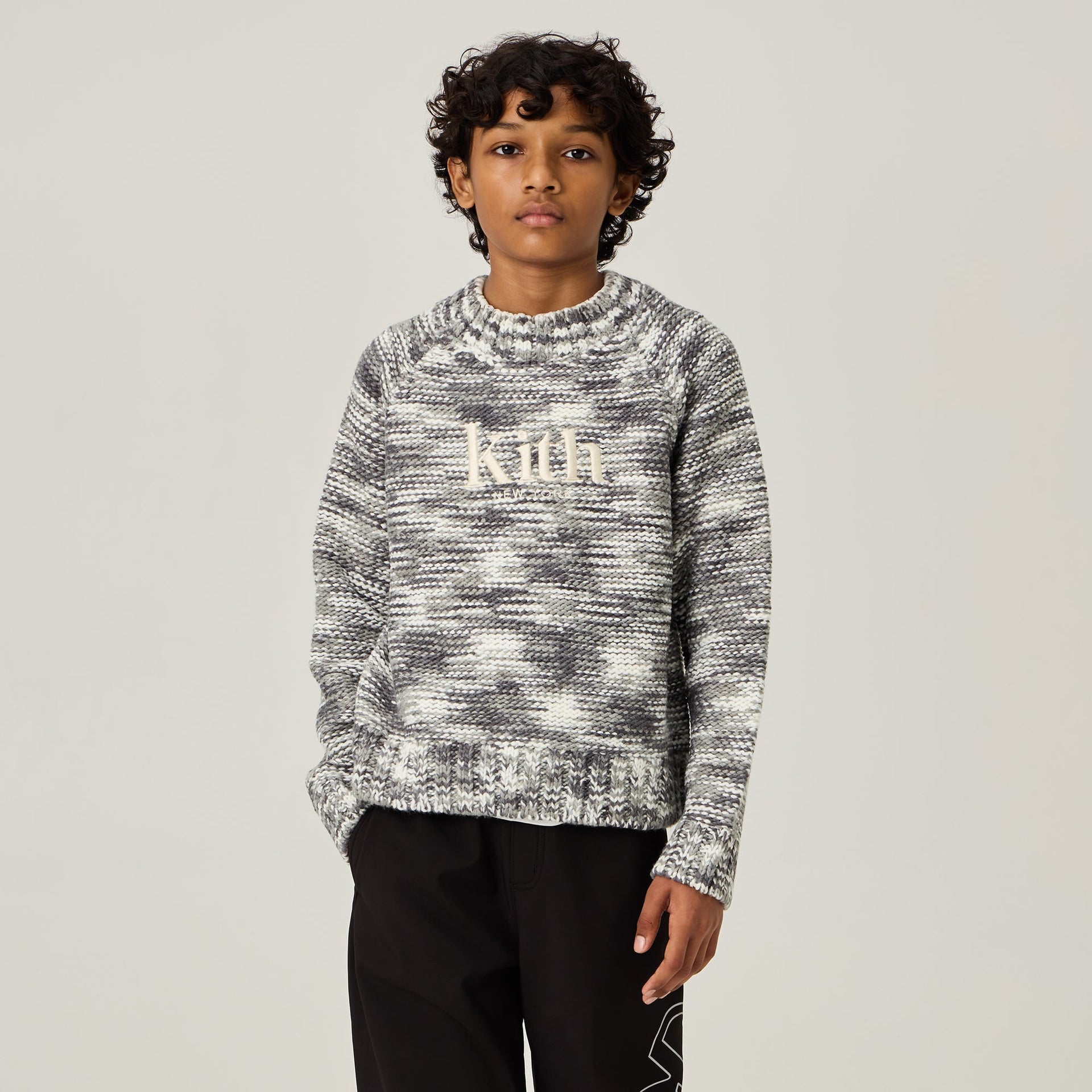 Kith Kids Space Dye Logo Sweater - Statue