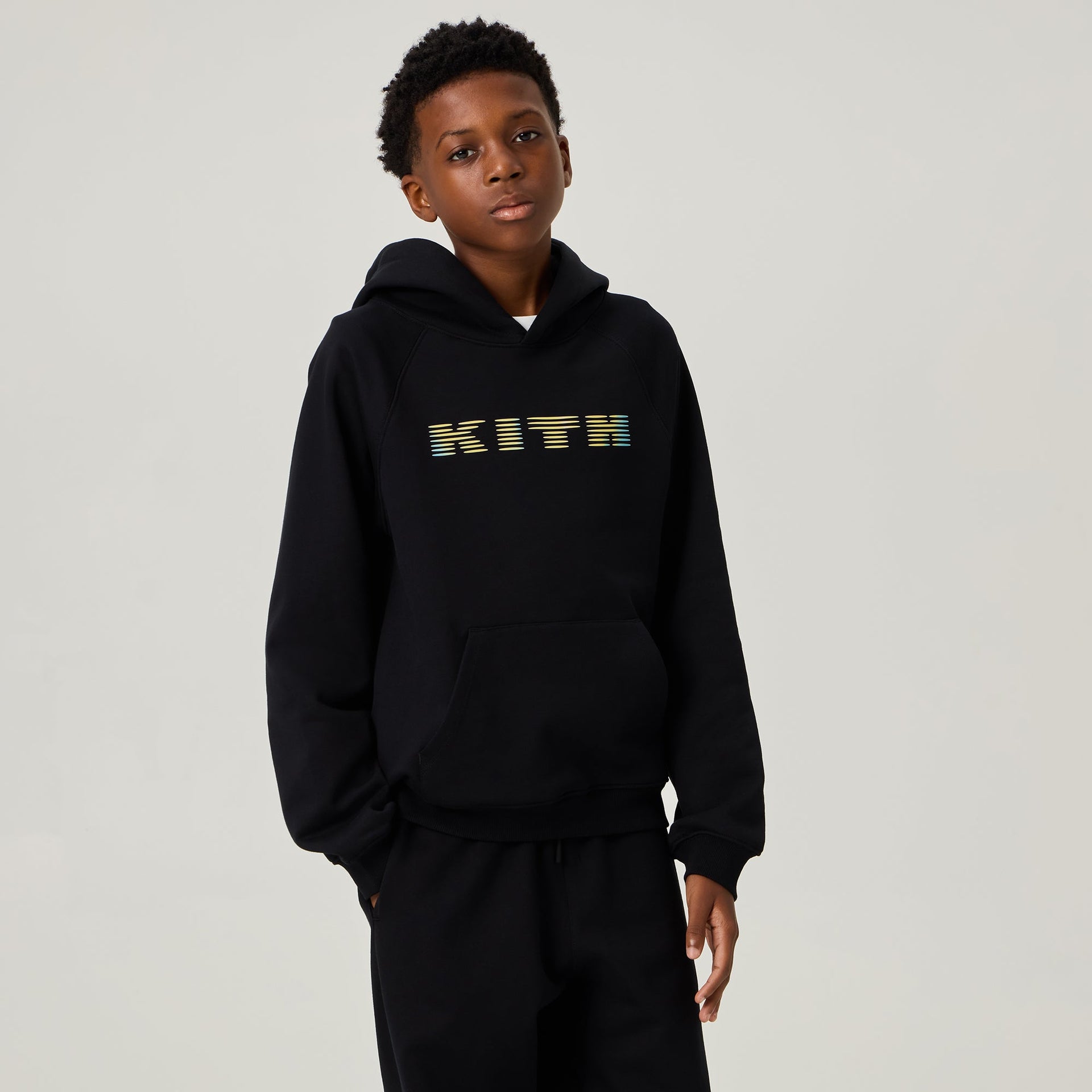 Kith Kids Novelty Logo Nelson Hoodie - Black