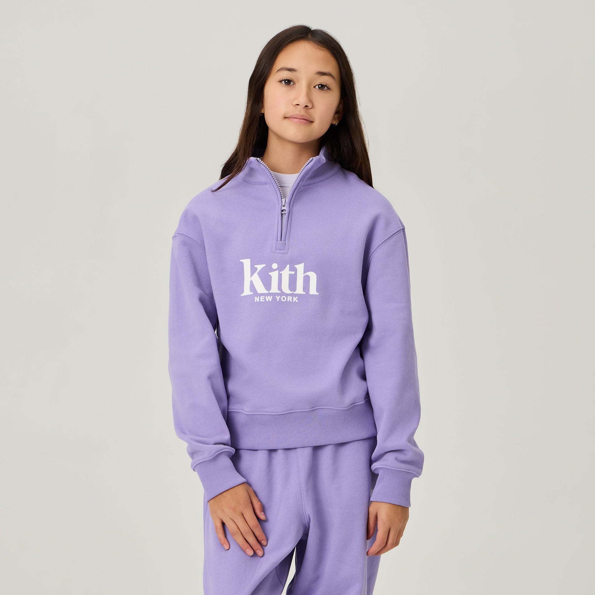 Kith Kids Classic Hunter Quarter Zip - Wisteria