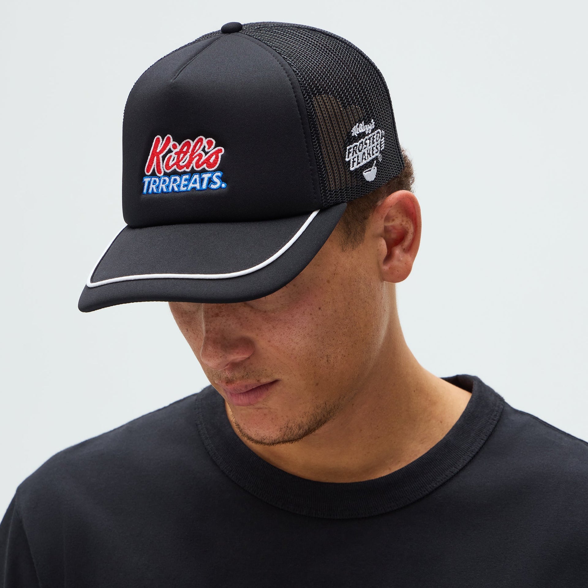 Kith Treats for Kellogg’s Frosted Flakes® Cereal & Tony the Tiger® Nolan Trucker Hat - Black Beauty