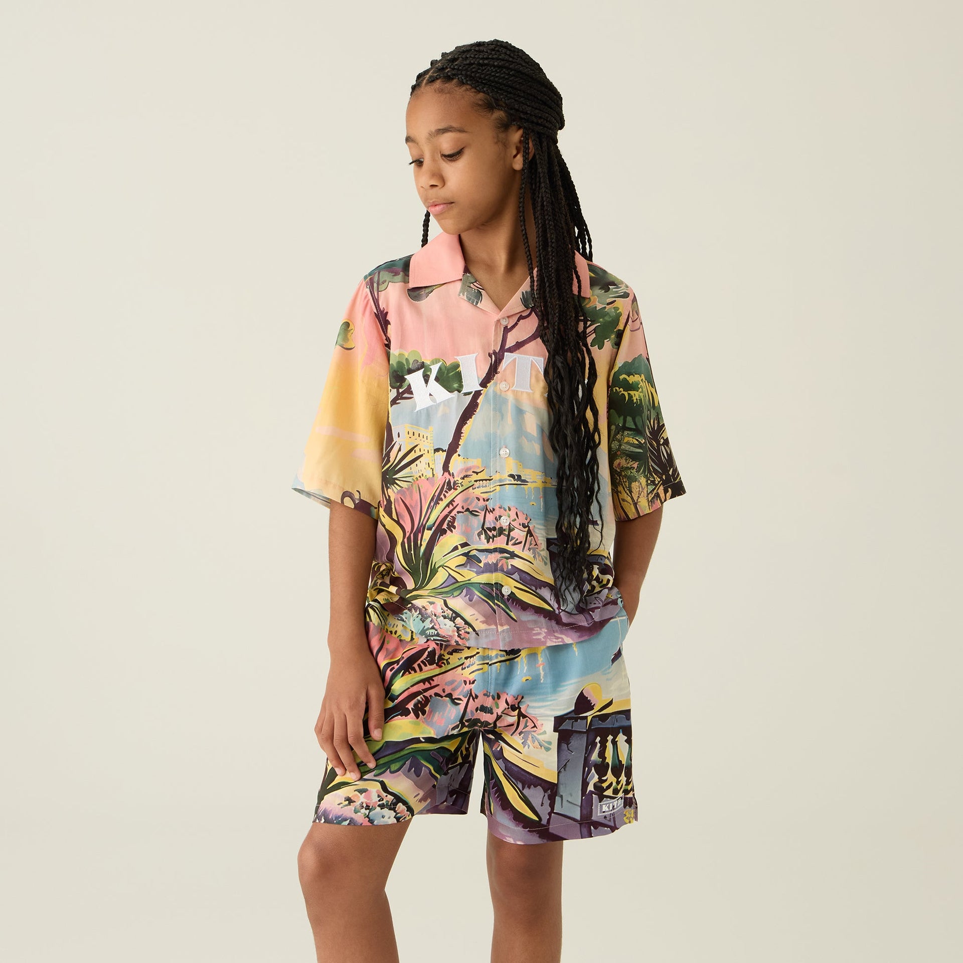 Kith Kids Scenic Villa Thompson Camp Short - Multi