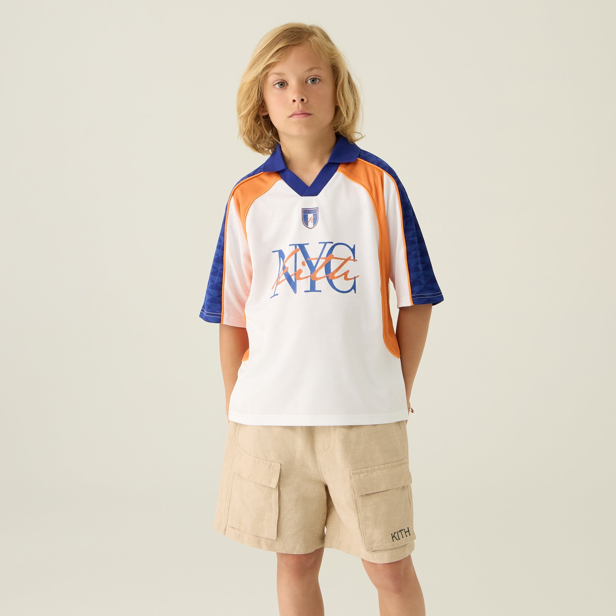 Kith Kids New York Soccer Top - White – Kith Canada