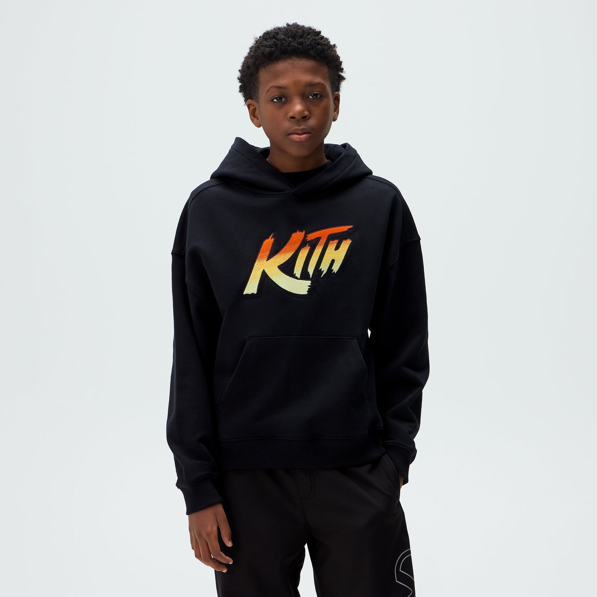 Capcom | Kith Kids Street Fighter Flame Nelson Hoodie - Black - PH