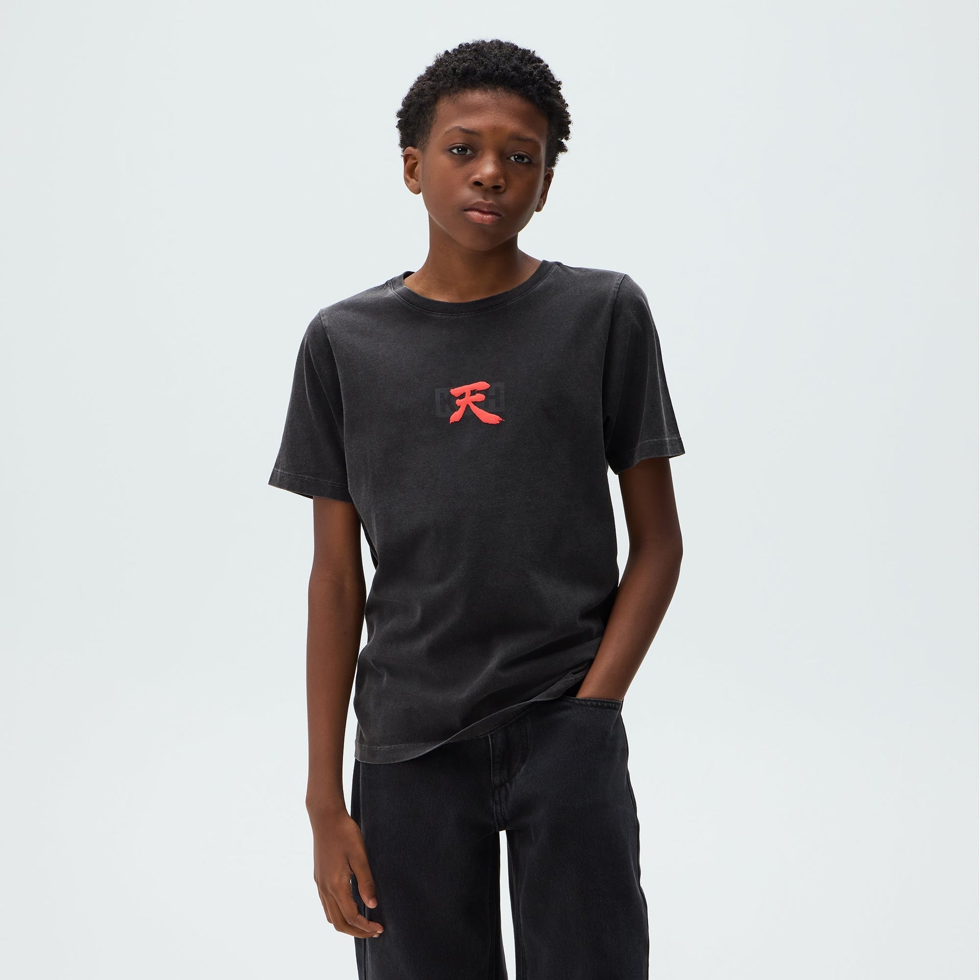 Capcom | Kith Kids Akuma Vintage Tee - Black