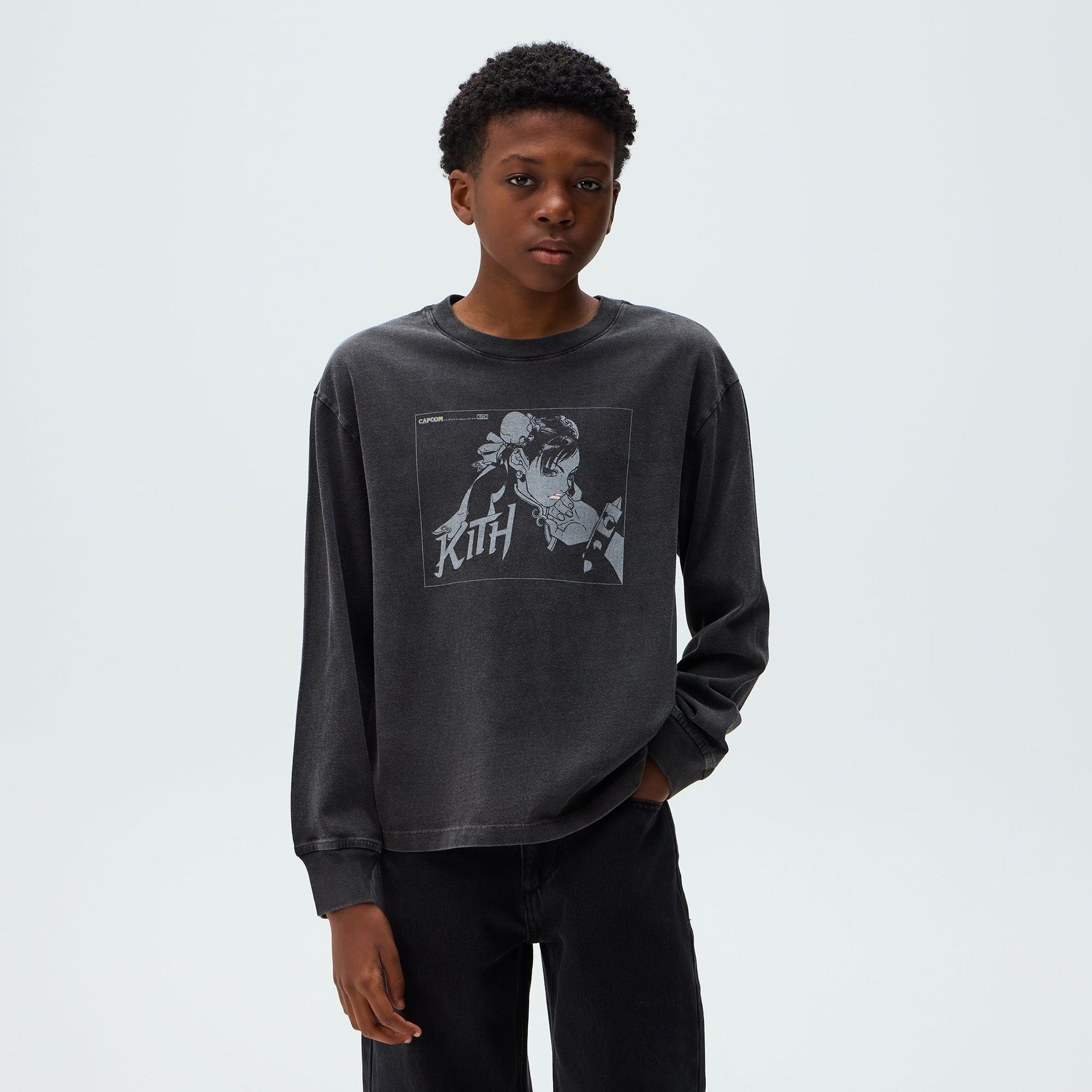 Capcom | Kith Kids Chun Li Vintage Tee - Black - PH