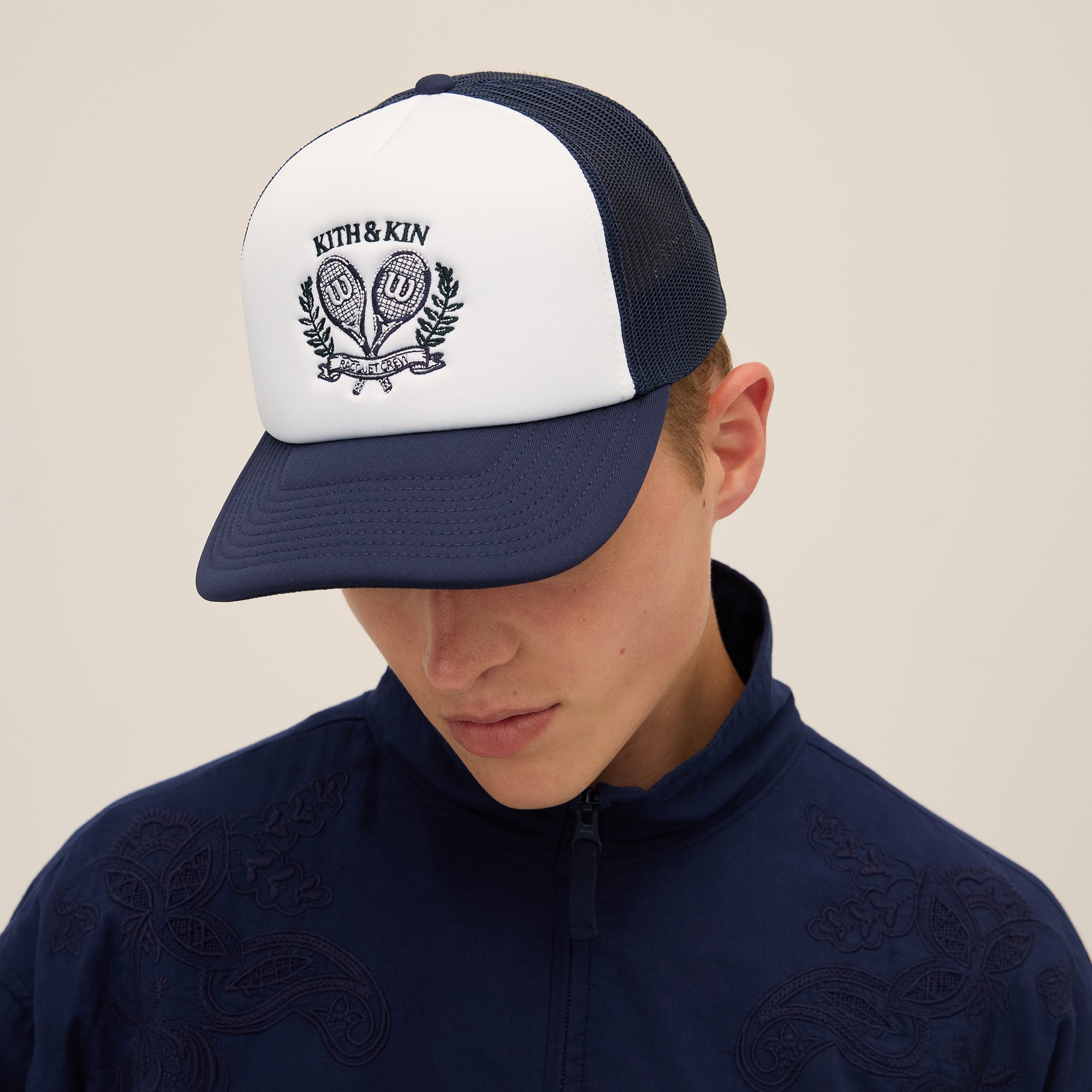 Kith Two Tone Suede Brim Aaron Classic Cap - Black