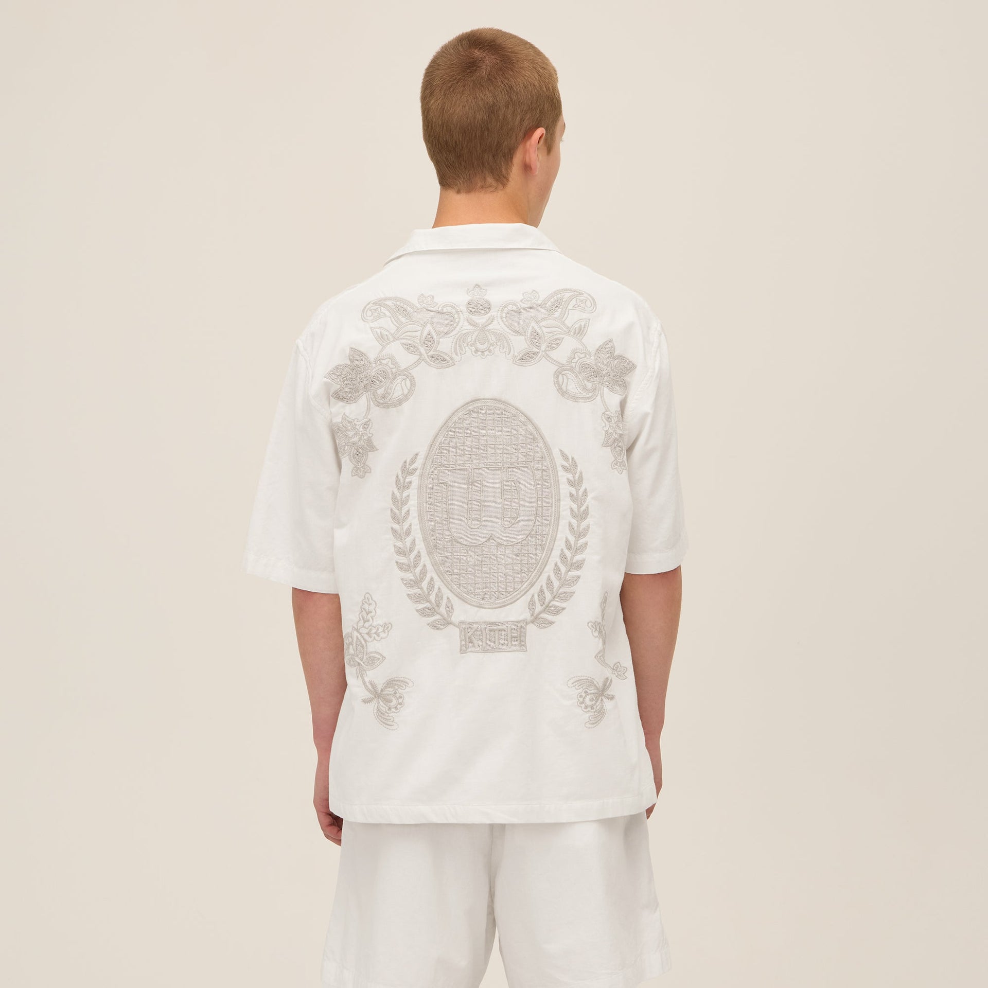 Kith for Wilson Embroidered Mesh Reade Shirt - White