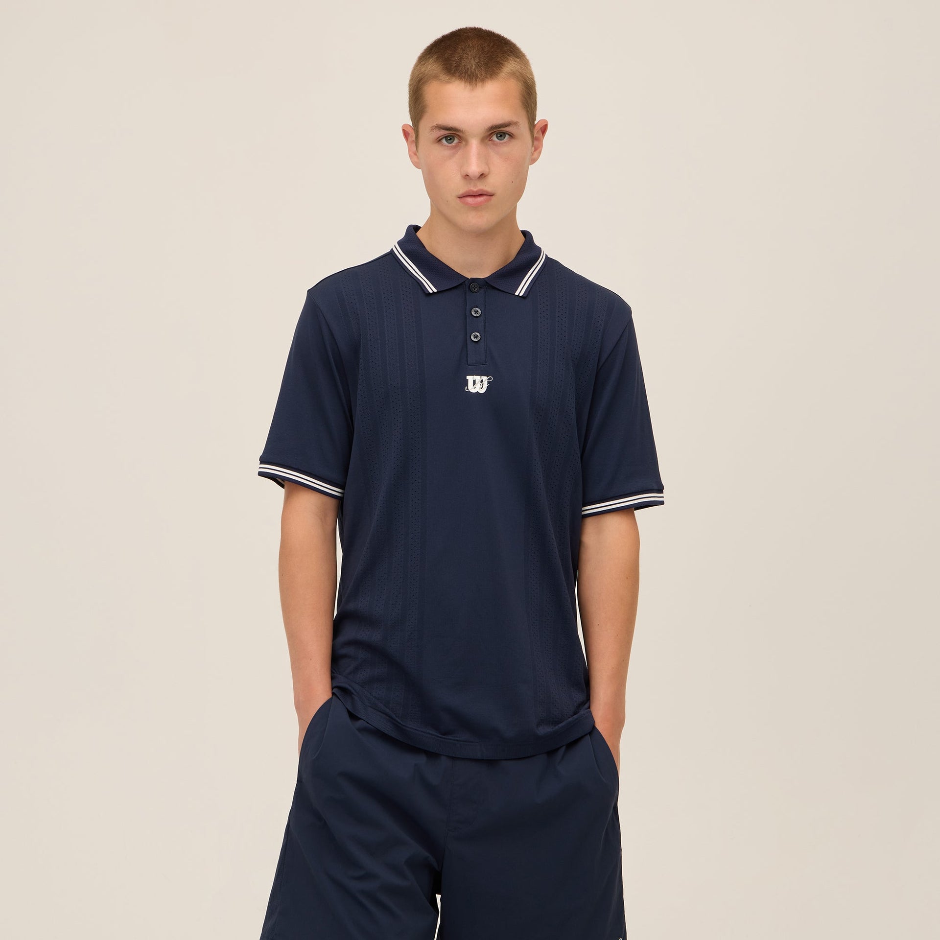 Kith for Wilson Renshaw Court Polo - Nocturnal