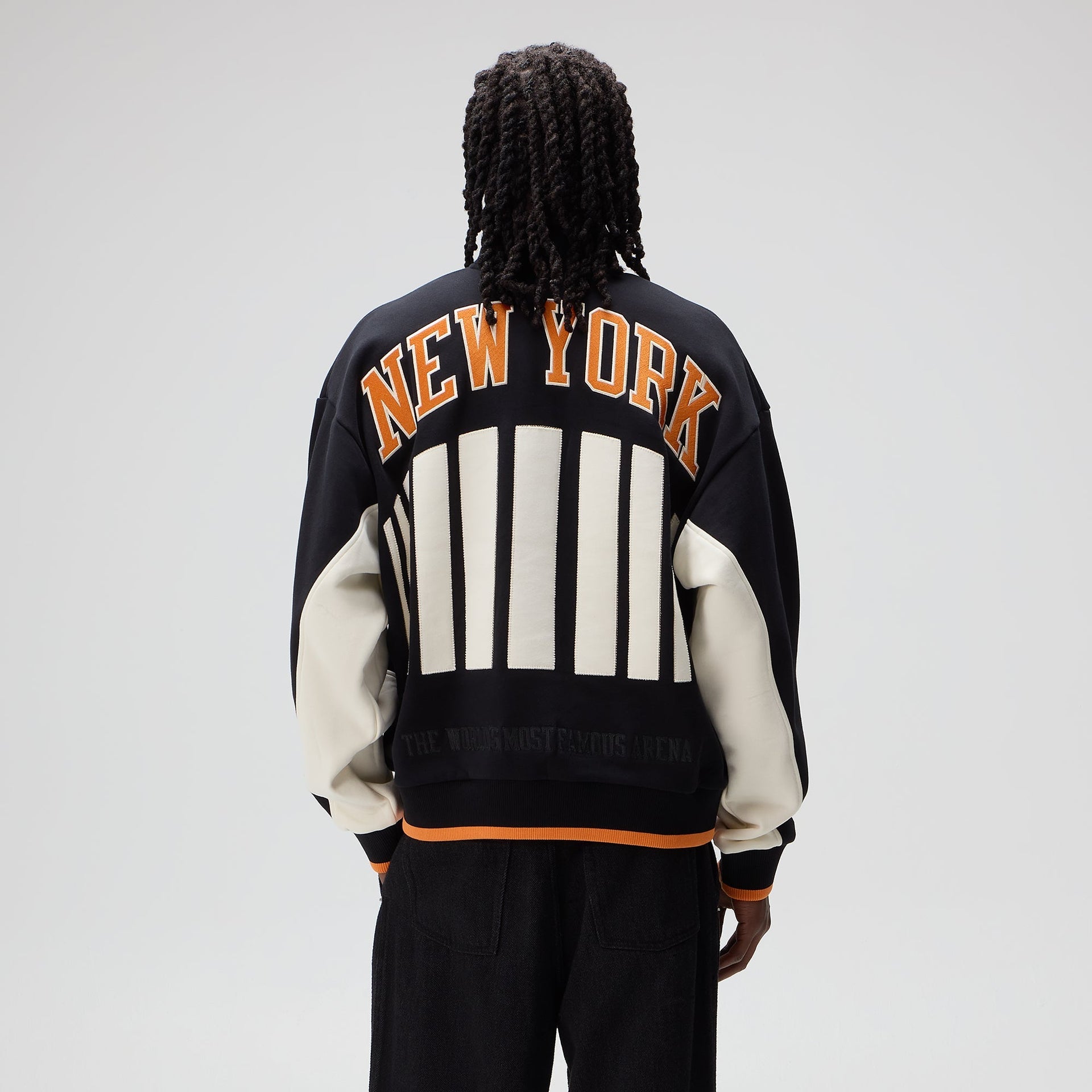 Kith for the New York Knicks Madison Square Garden Vintage Nelson Quarter Zip - Black