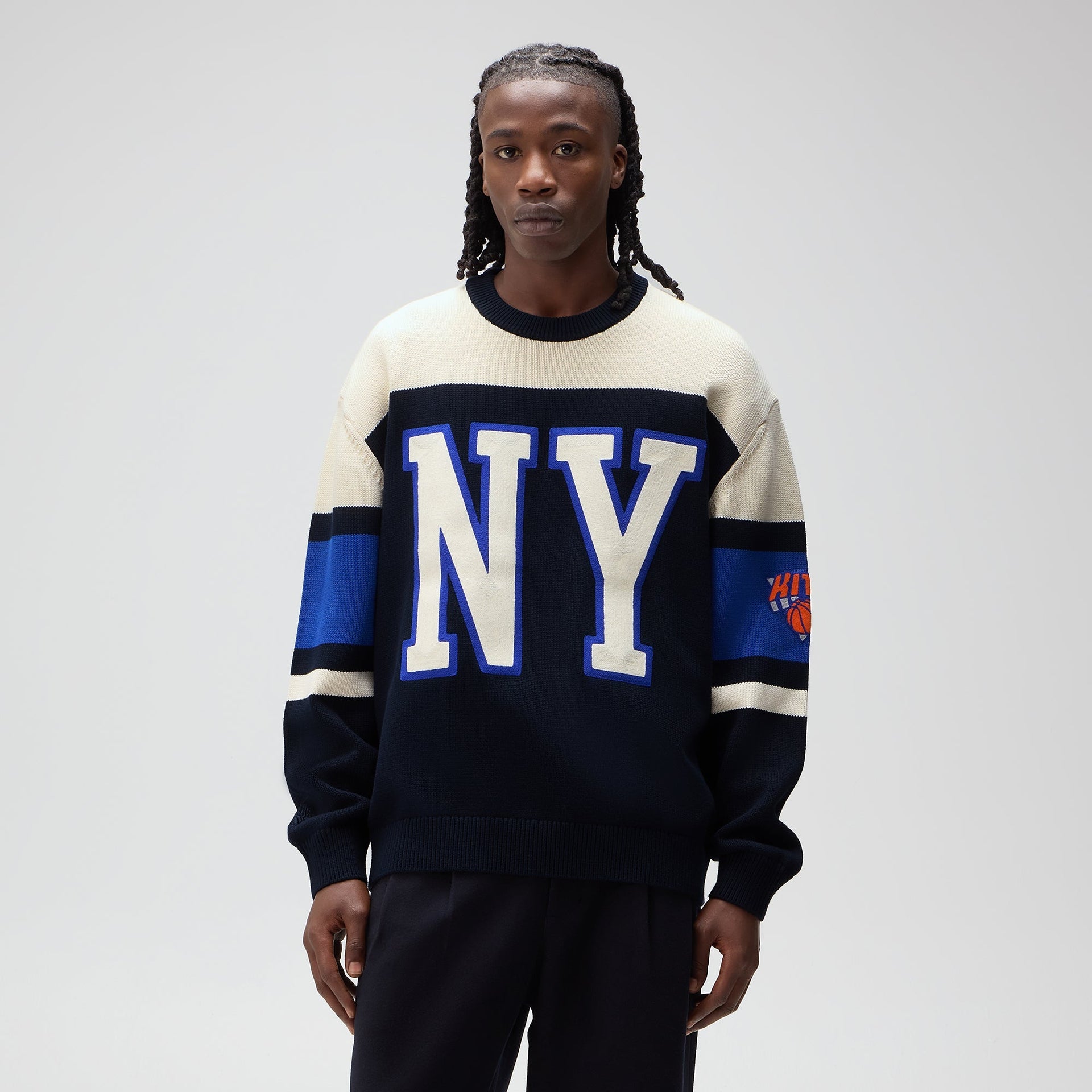 Kith for the New York Knicks NY Crewneck Sweater - Nocturnal