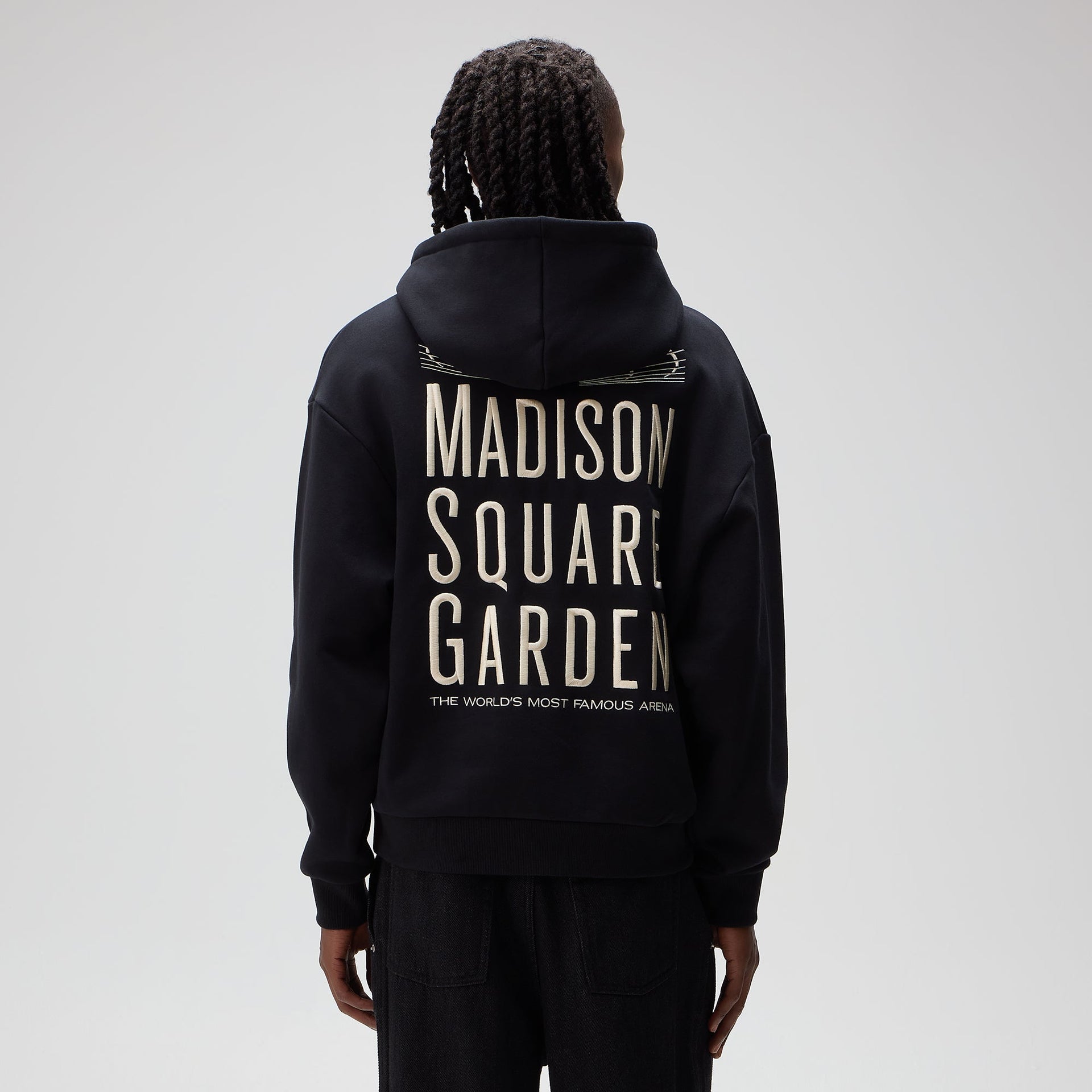Kith for the New York Knicks Madison Square Garden Nelson Vintage Hoodie - Black