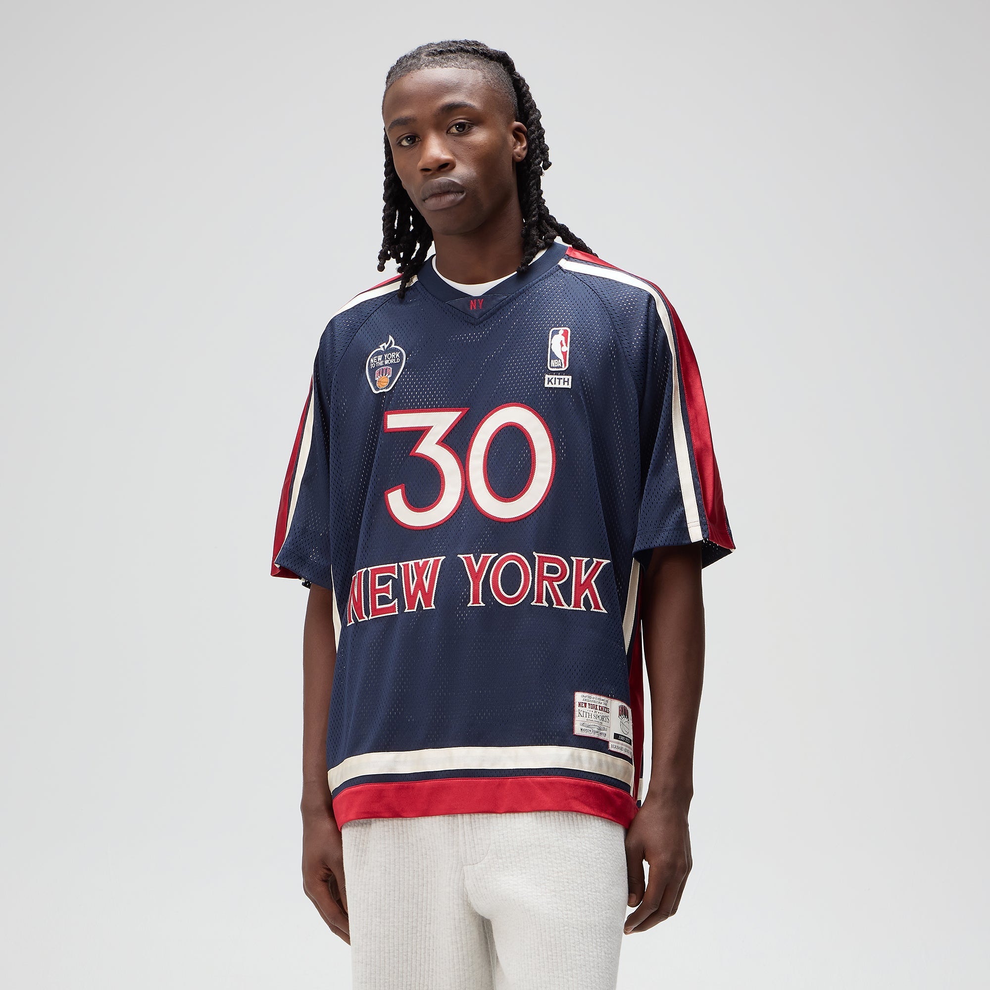 Kith for the New York Knicks Bernard King Mesh Shirt - Nocturnal