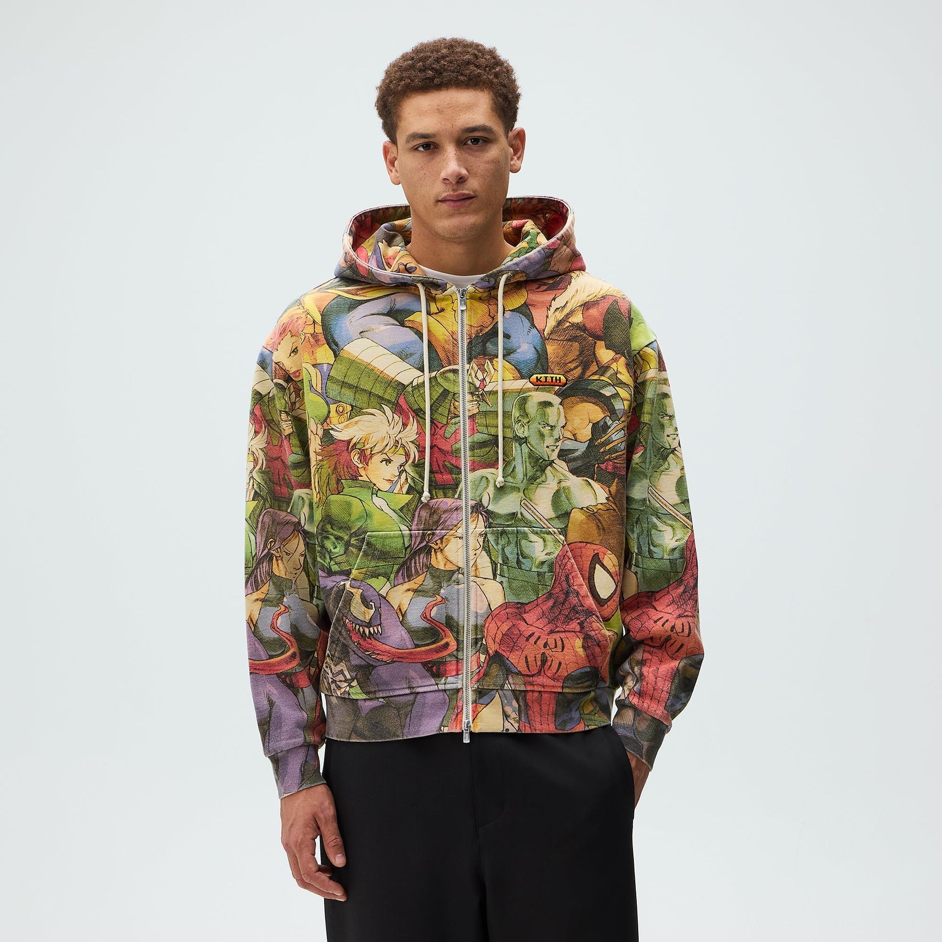 Marvel vs. Capcom | Kith New Age of Heroes Nelson Full Zip Hoodie - Veil - PH