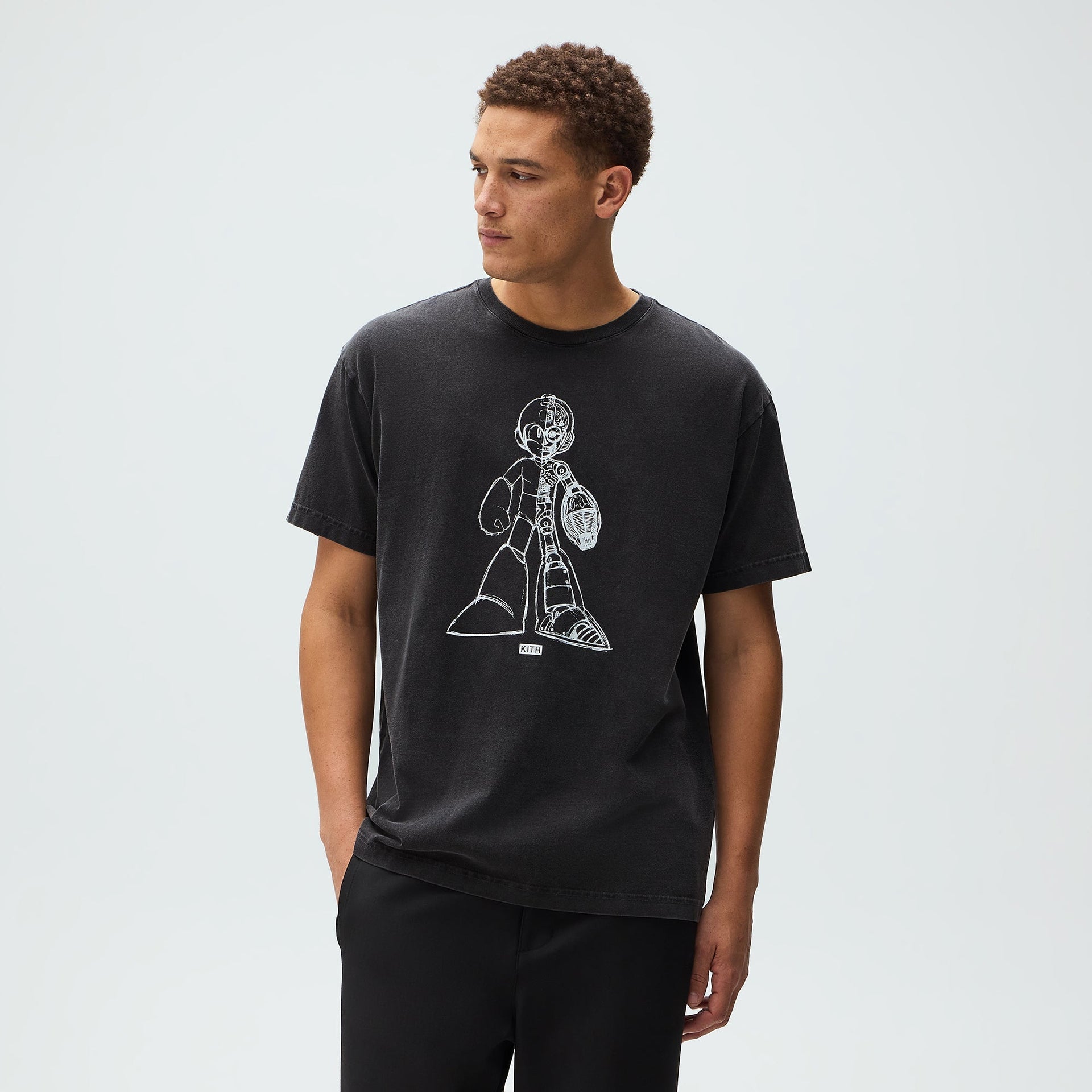 Capcom | Kith Mega Man Sketch Vintage Tee - Black