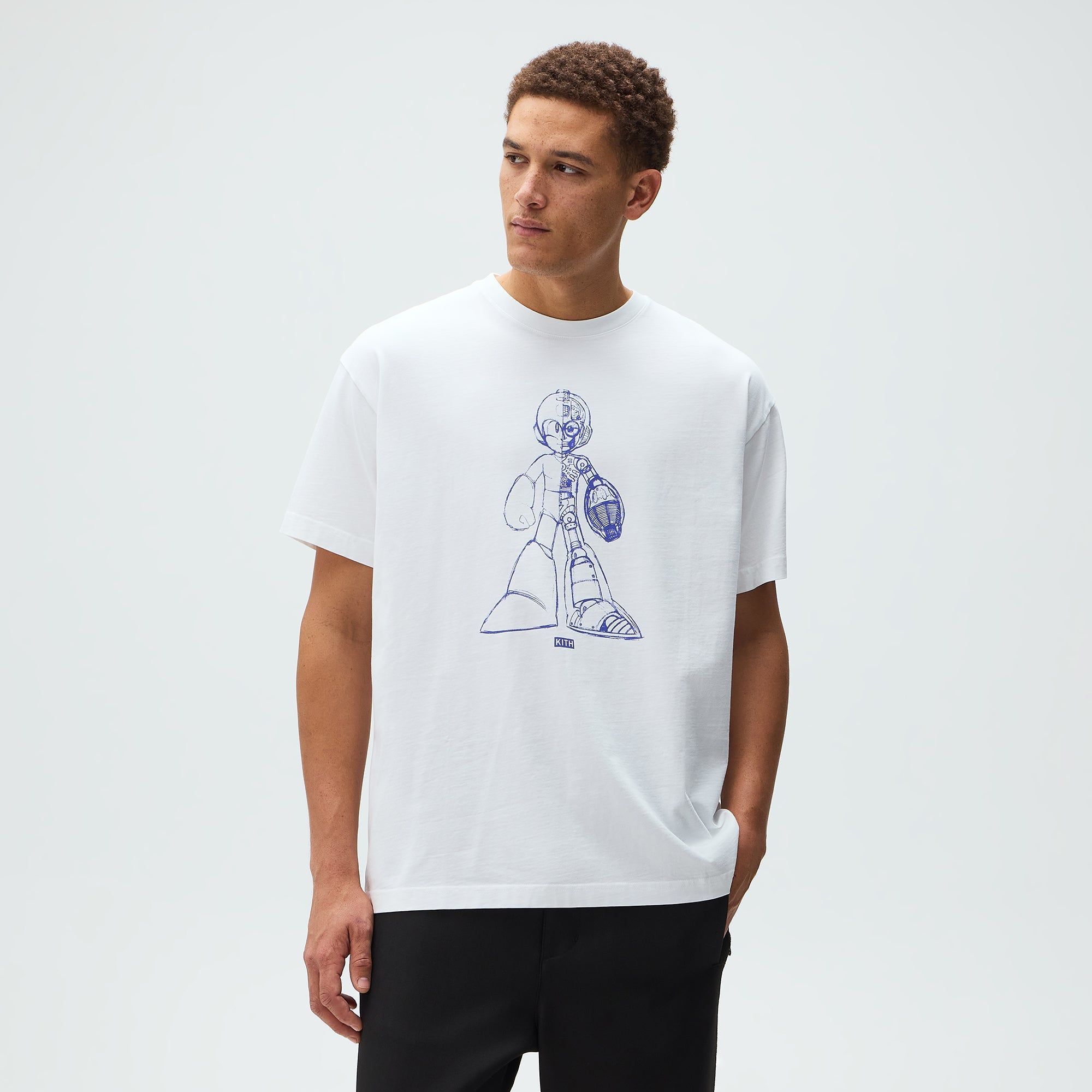 Capcom | Kith Mega Man Sketch Vintage Tee - White – Kith Canada