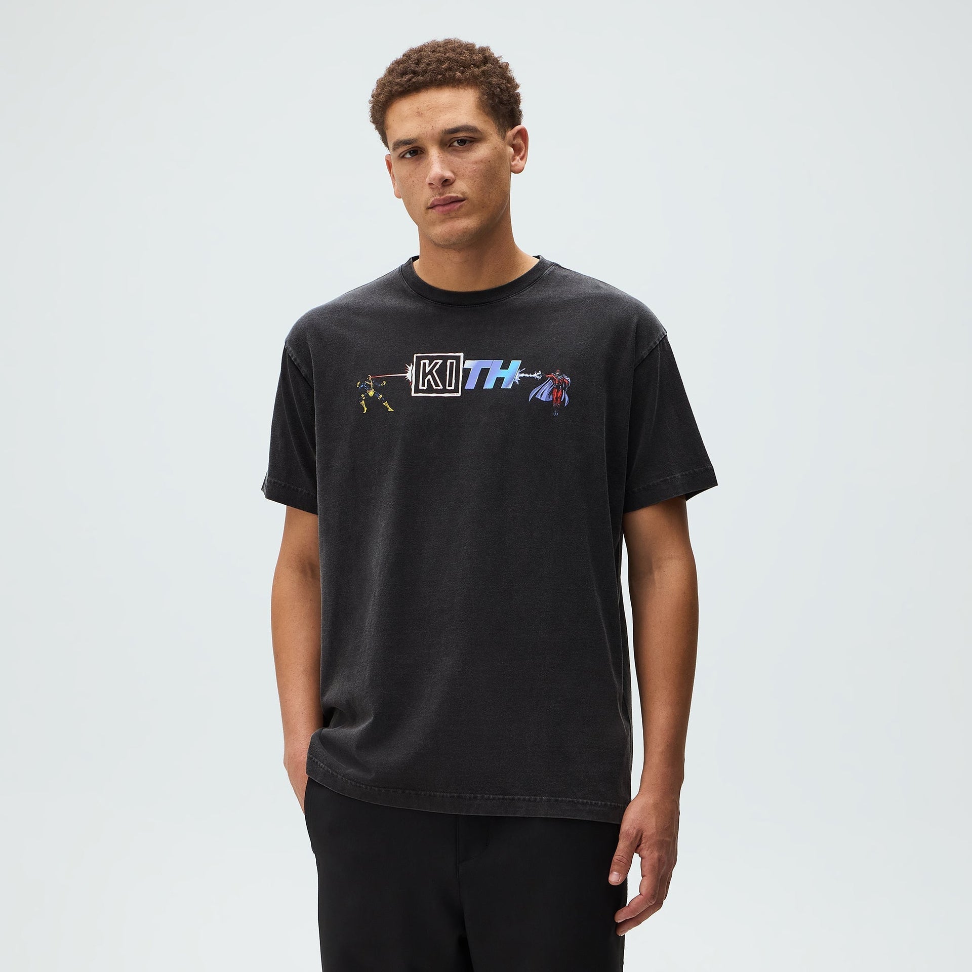 Marvel | Kith Cyclops vs. Magneto Vintage Tee - Black - PH