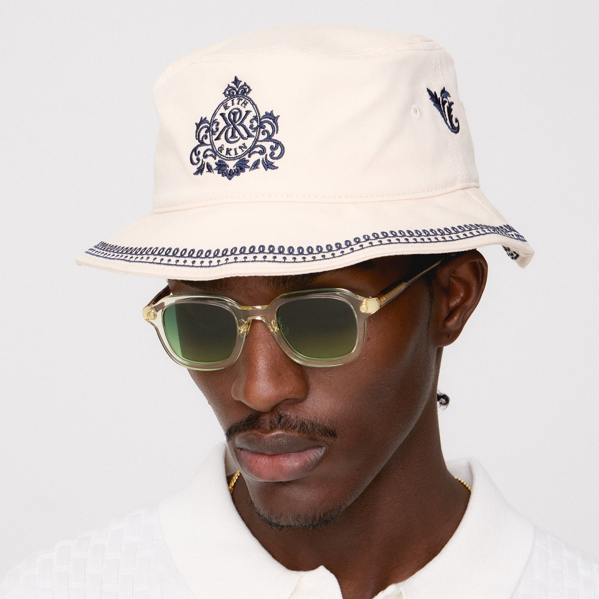 Kith Denim Twill Dawson Bucket Hat - Sandrift – Kith Canada