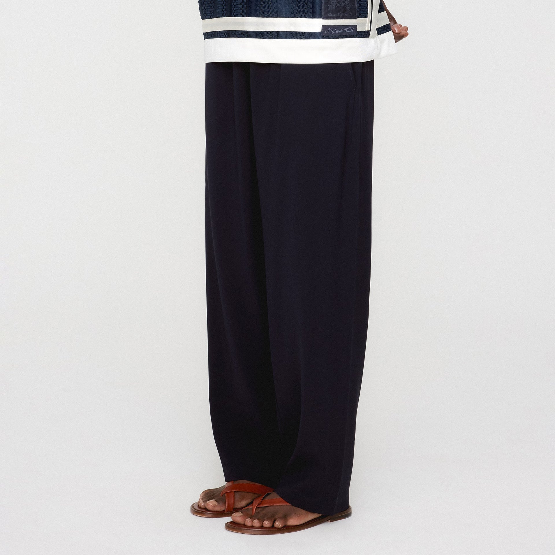 Pantalon Kith Double Crêpe Grayson - Encre PH