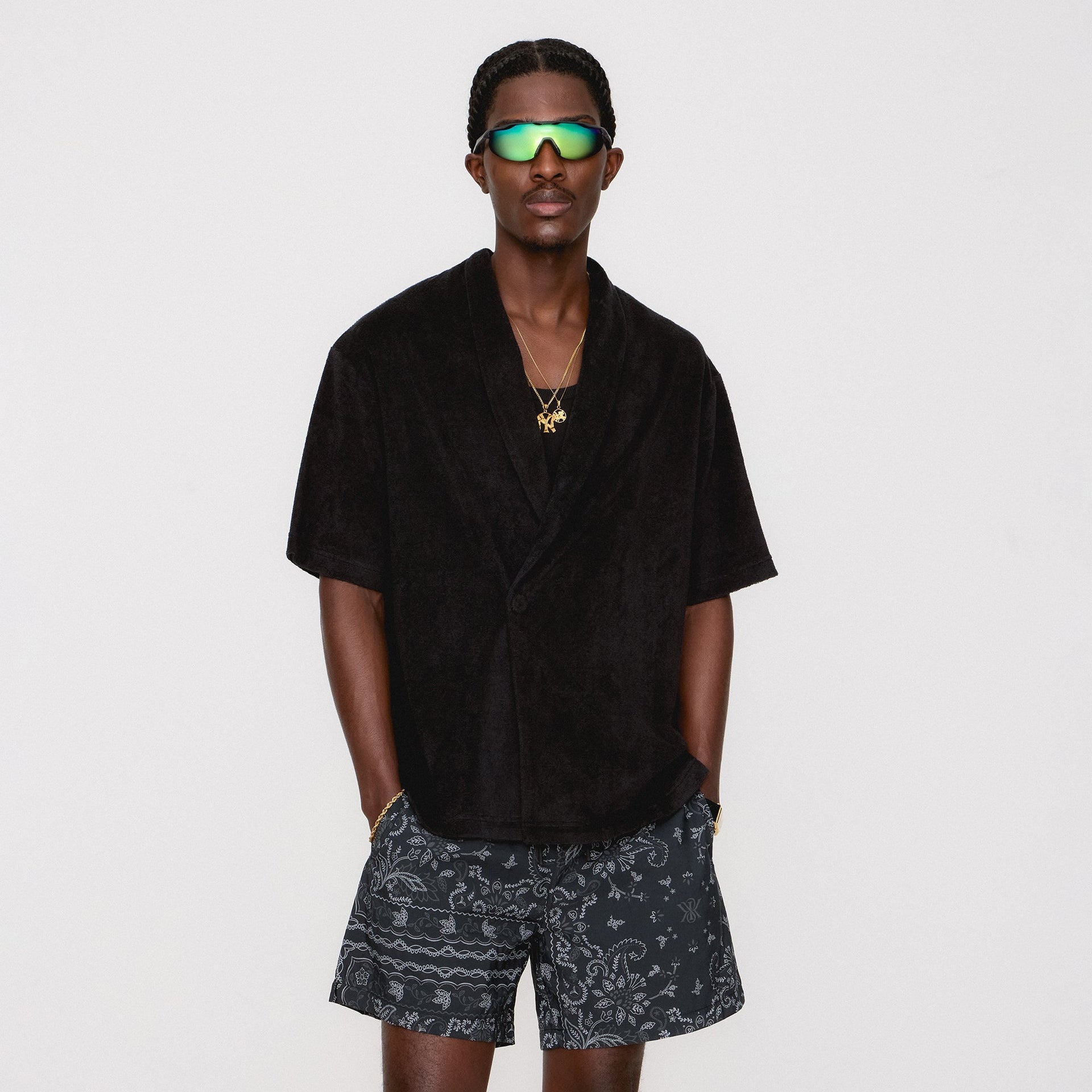 Kith Terry Thompson Crossover Shirt - Black