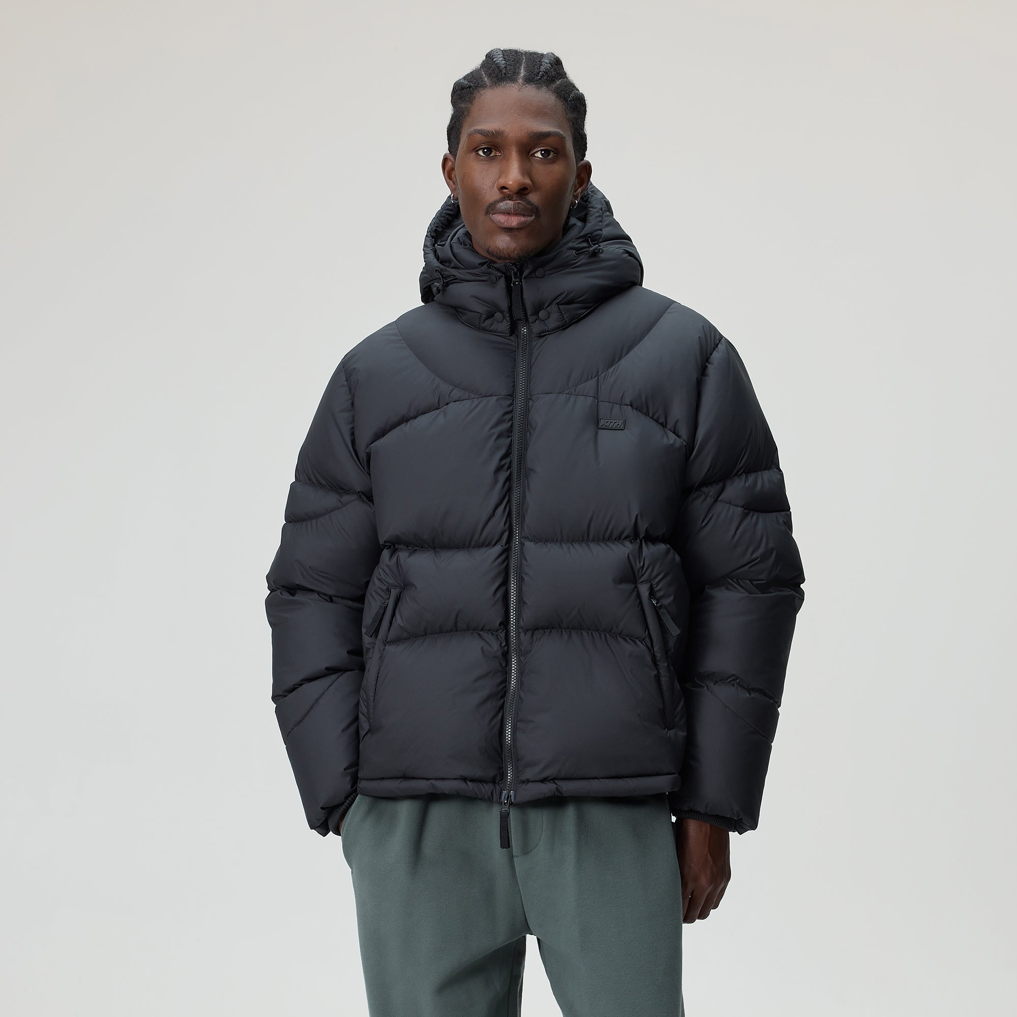 Kith Matte Stretch Taffeta Corey Puffer - Black – Kith Canada