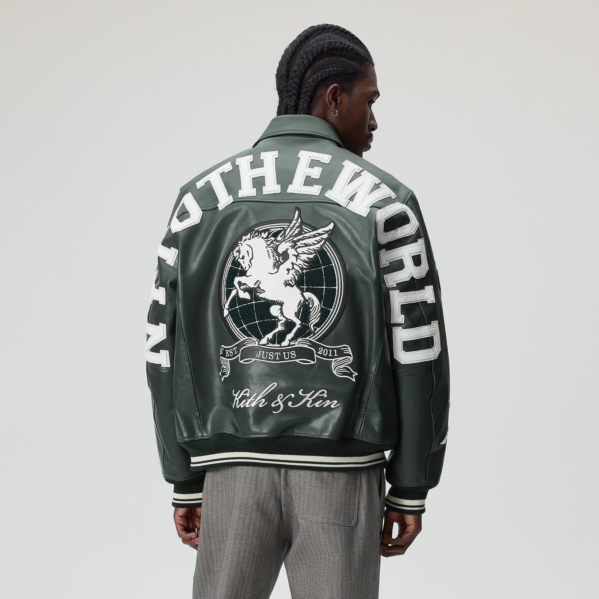 Kith Leather Varsity Jacket - Stadium – Kith Canada