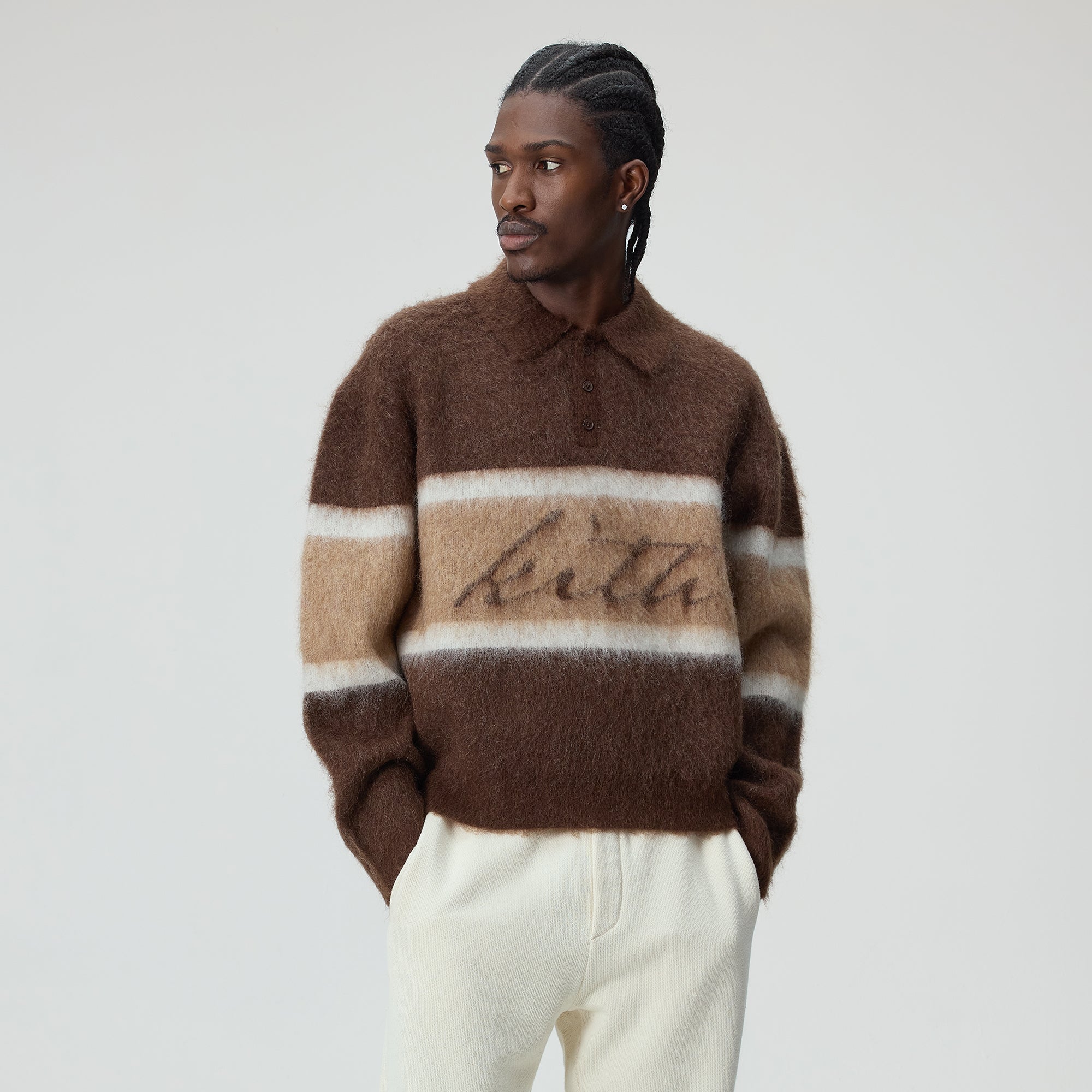 Kith Mohair Harmon Rugby Polo - Element – Kith Canada