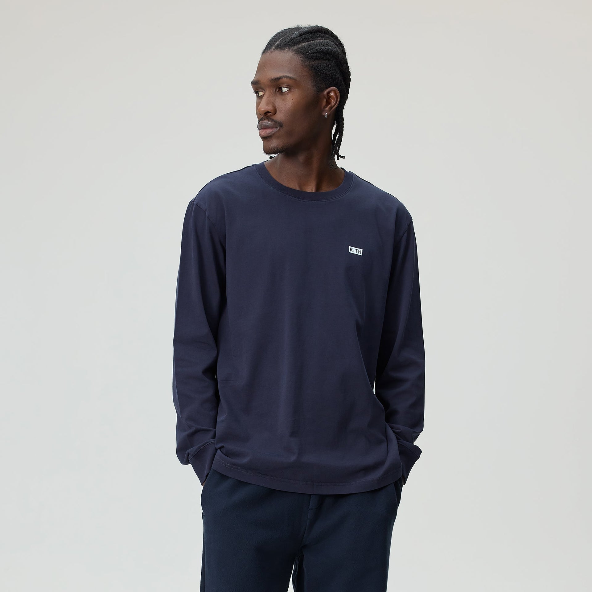 Kith Long Sleeve LAX Tee - Ink - PH