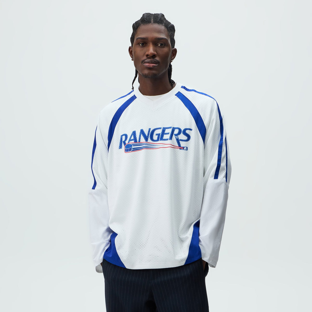 Kith for the New York Rangers Samuel Top - White