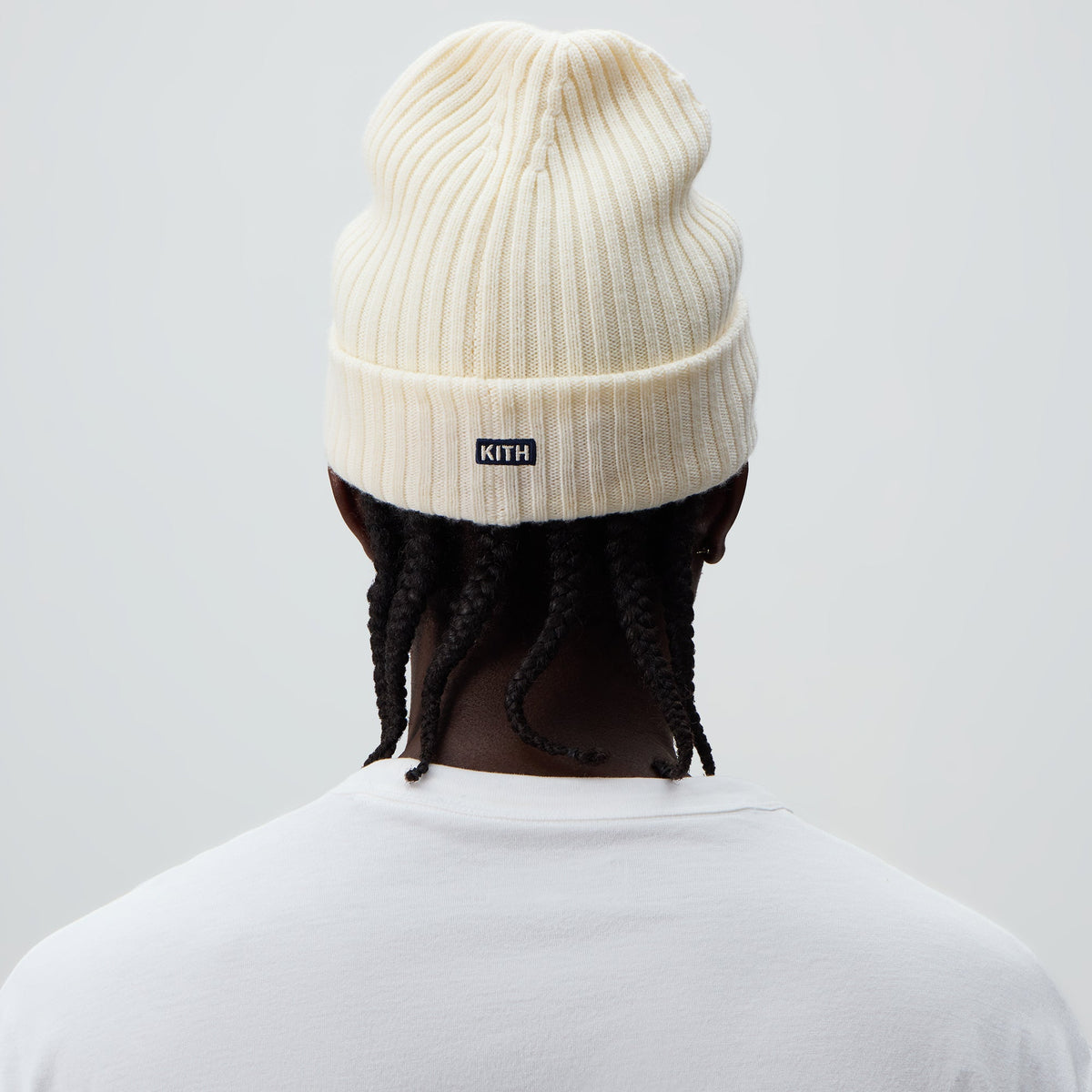 Kith & New Era for the New York Rangers Centennial Knit Beanie - Sandrift