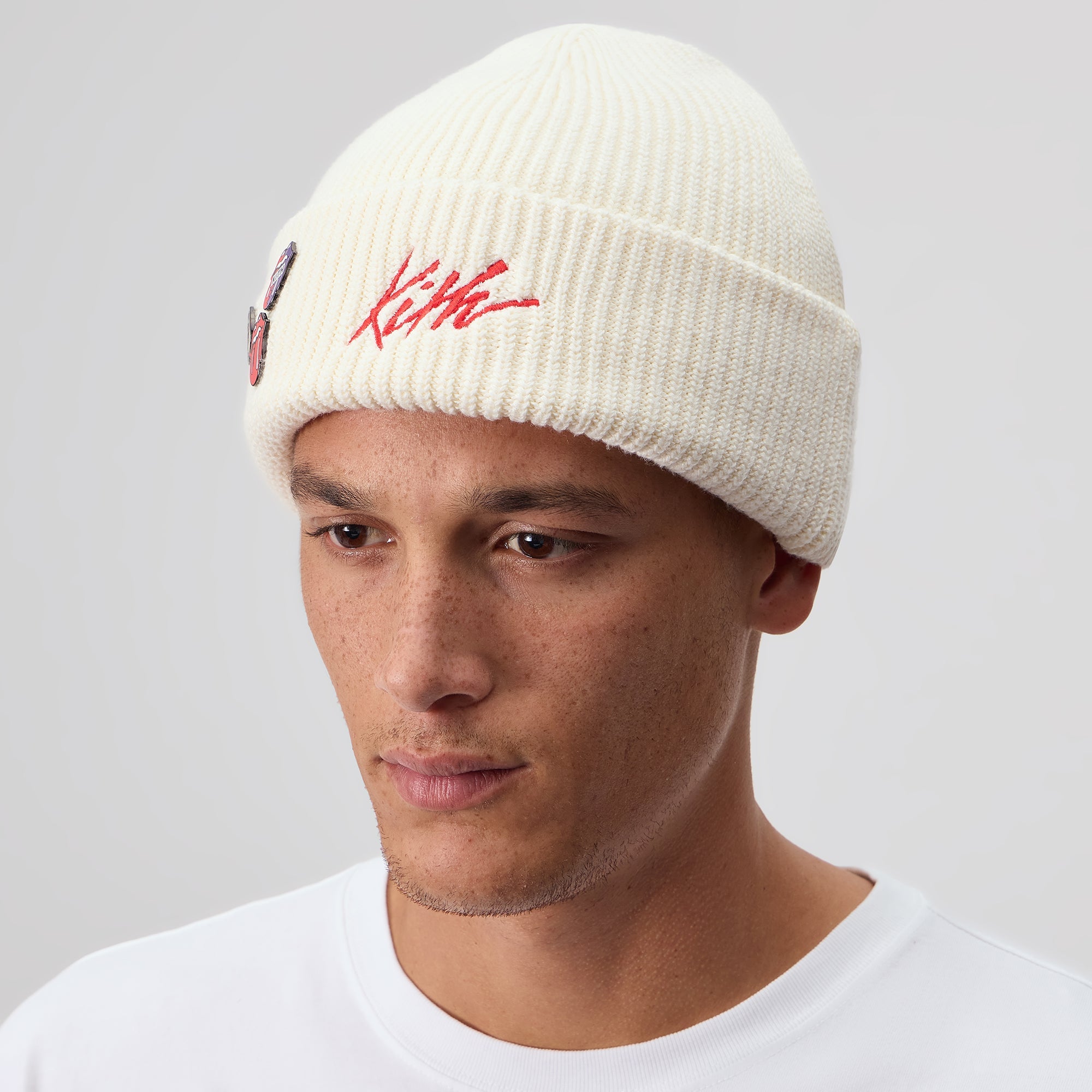Kith for The Rolling Stones Mia Beanie - Sandrift – Kith Canada