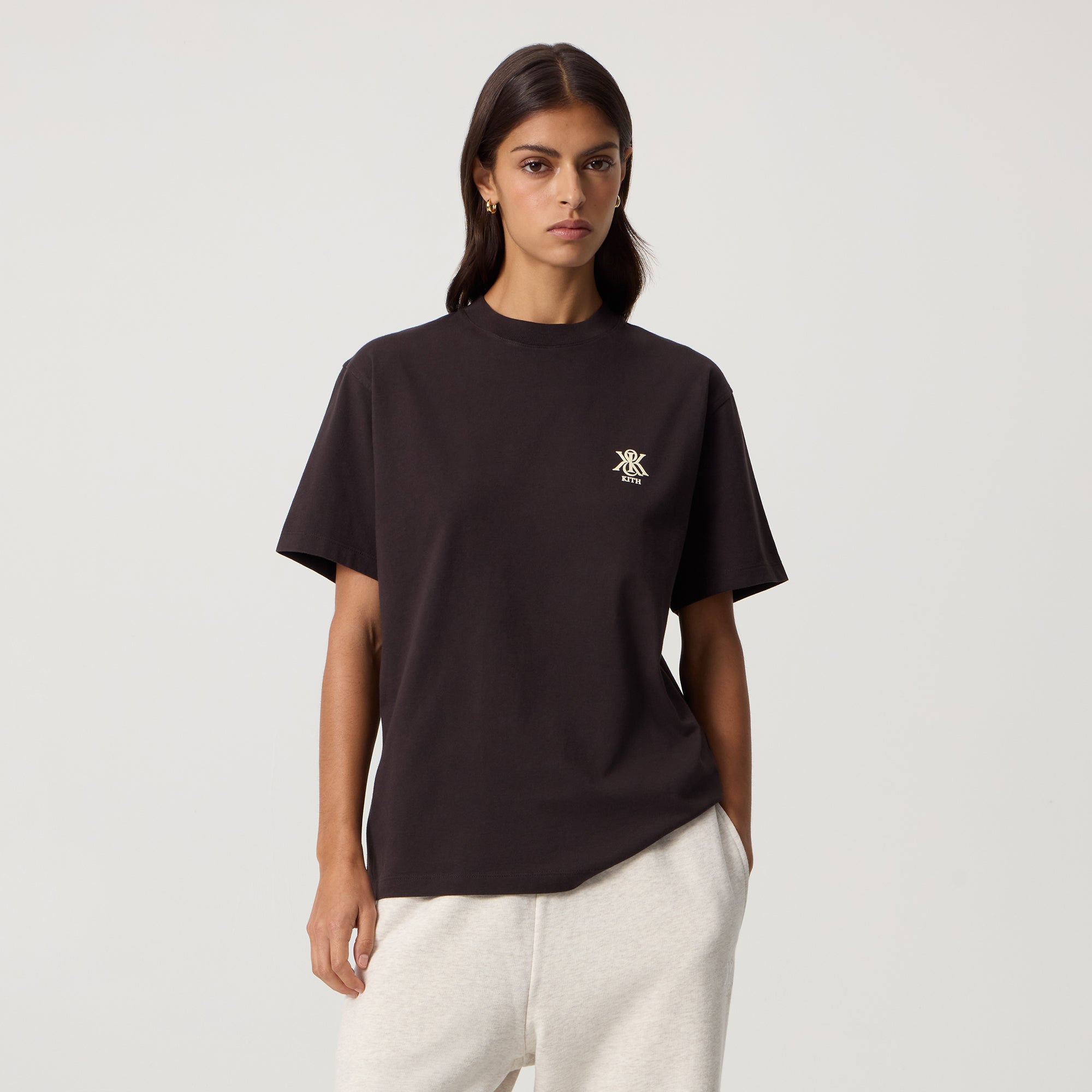 Kith Women Nia Tee Tシャツ　レディース KHW030149-1000-Front.jpg?v=