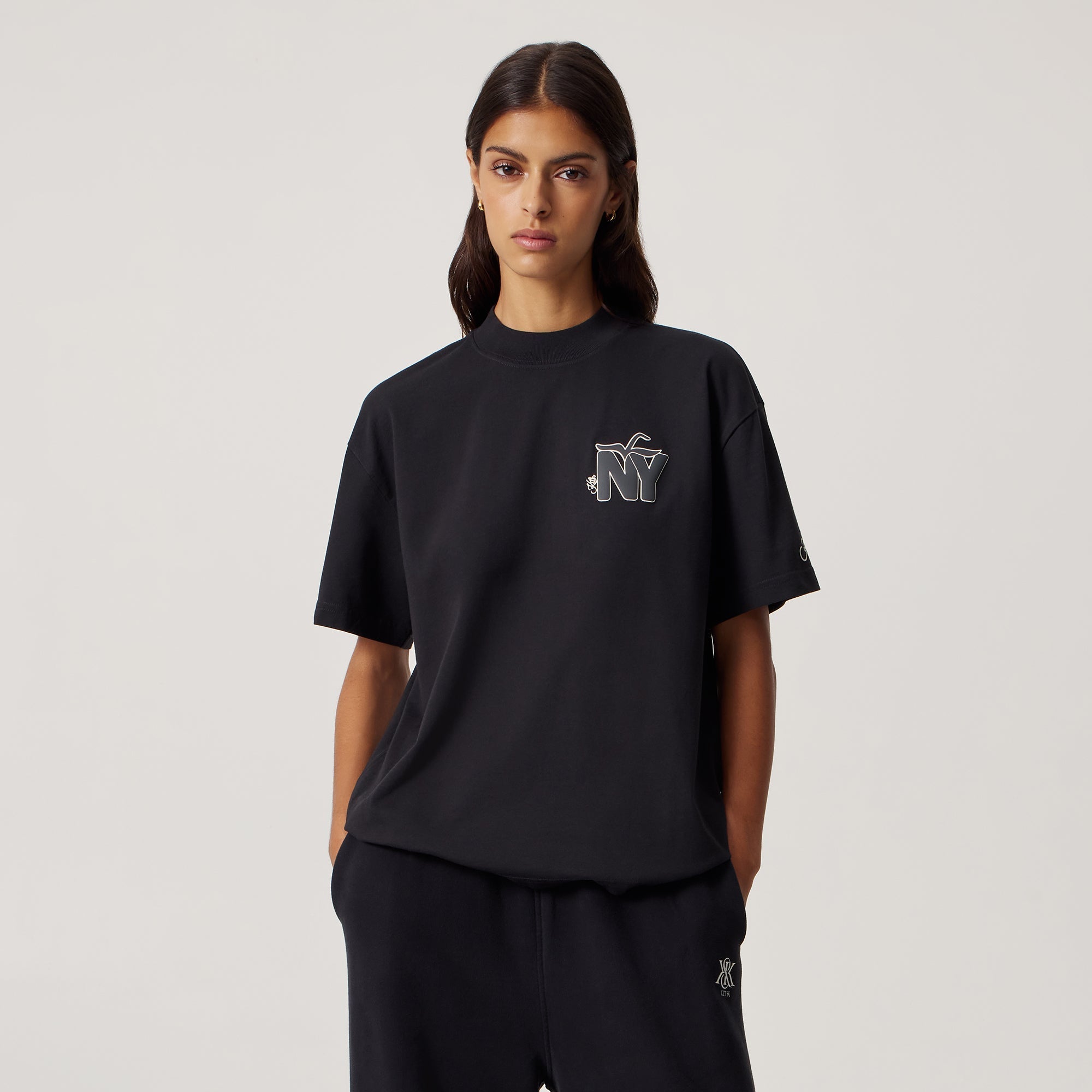 kith women チビt S Kith Women Vintage Kith Sport Tee - Black – Kith Canada