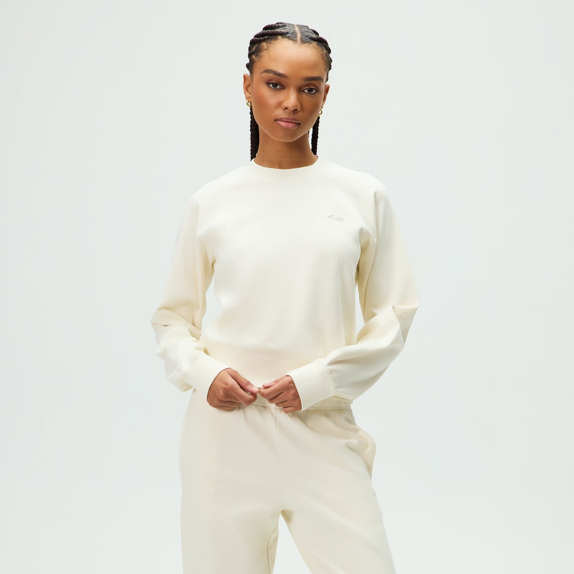 Kith Women Reese Crewneck - Sandrift