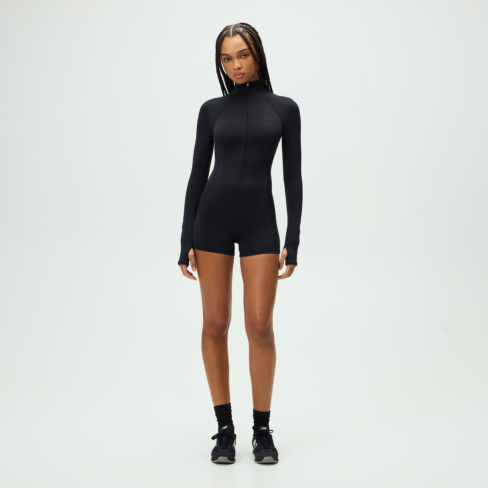 Kith Women Enhance Hani Backless Romper - Black