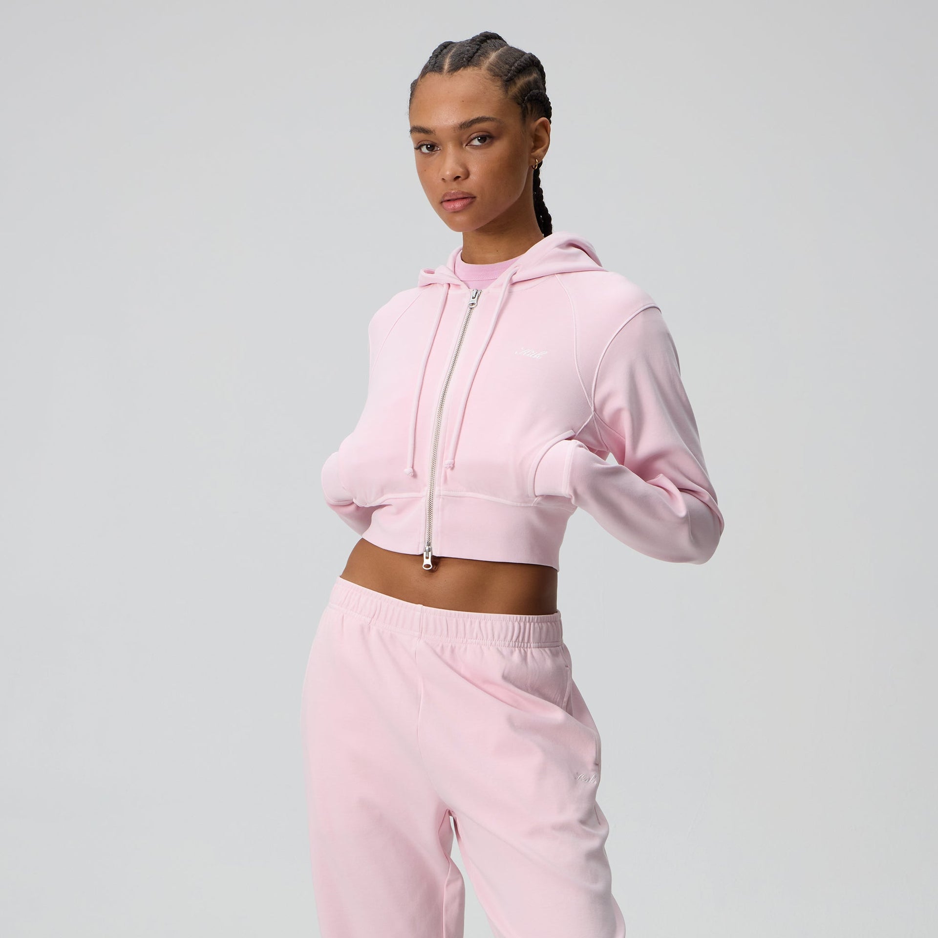 Kith Women Davin Cropped Hoodie - Rosalite - PH