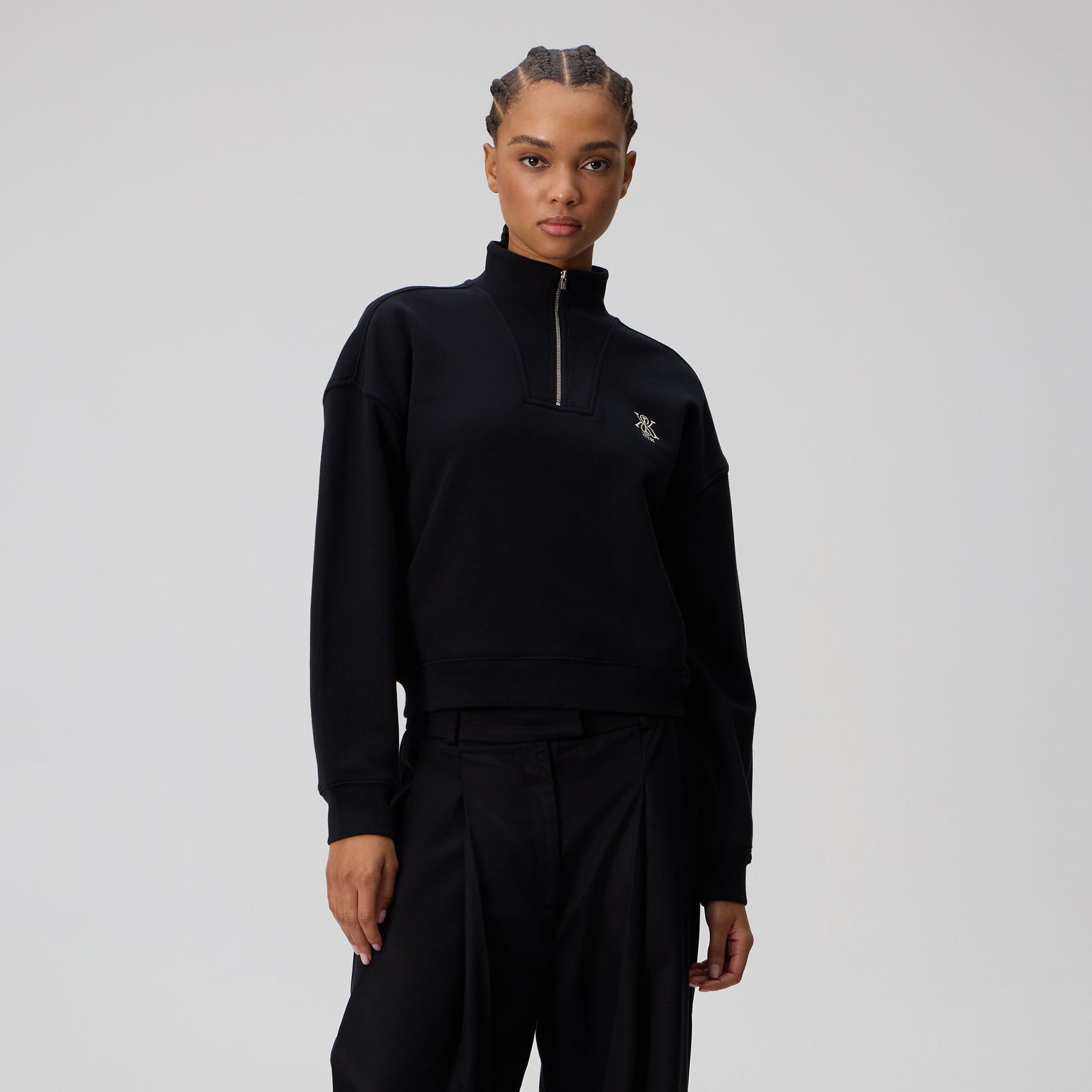 Kith Women Ryder II Quarter Zip - Black - PH