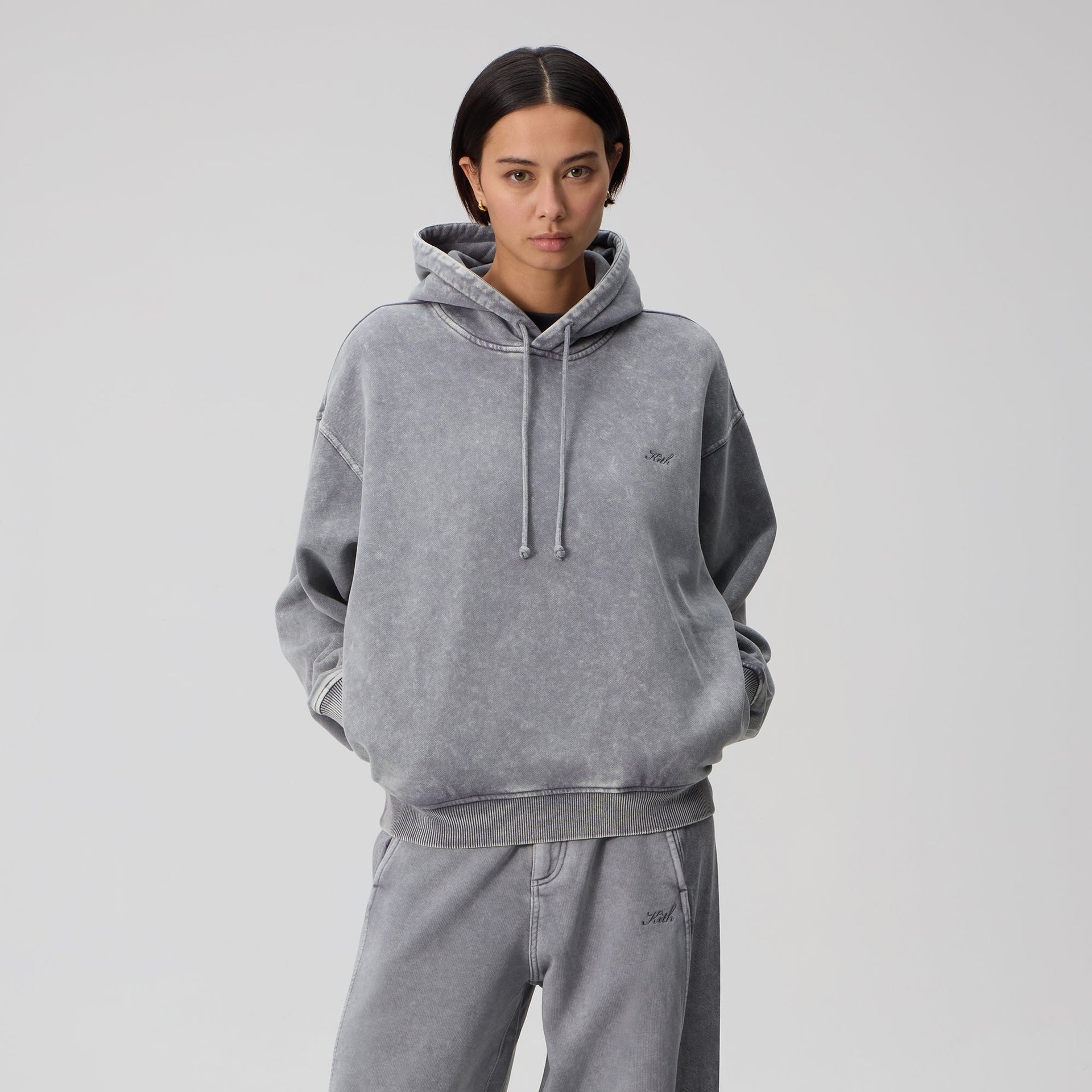 Kith Women Maverick Sueded Hoodie - Statue