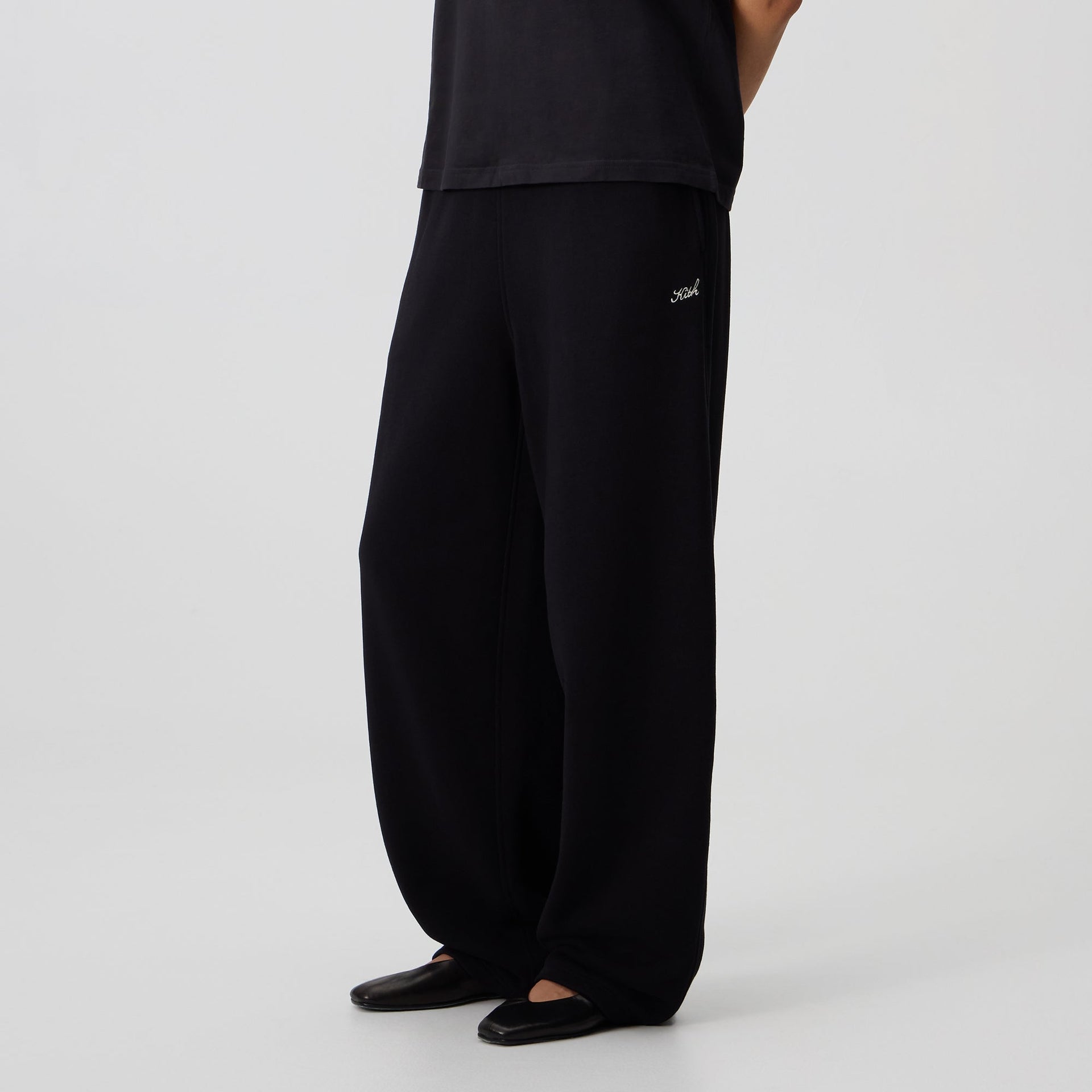 Kith Women Ava Loop Terry Sweatpant - Black